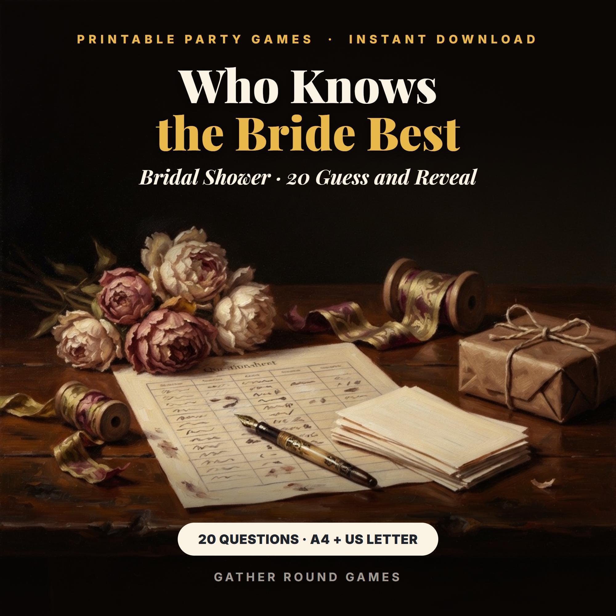 Who Knows the Bride Best