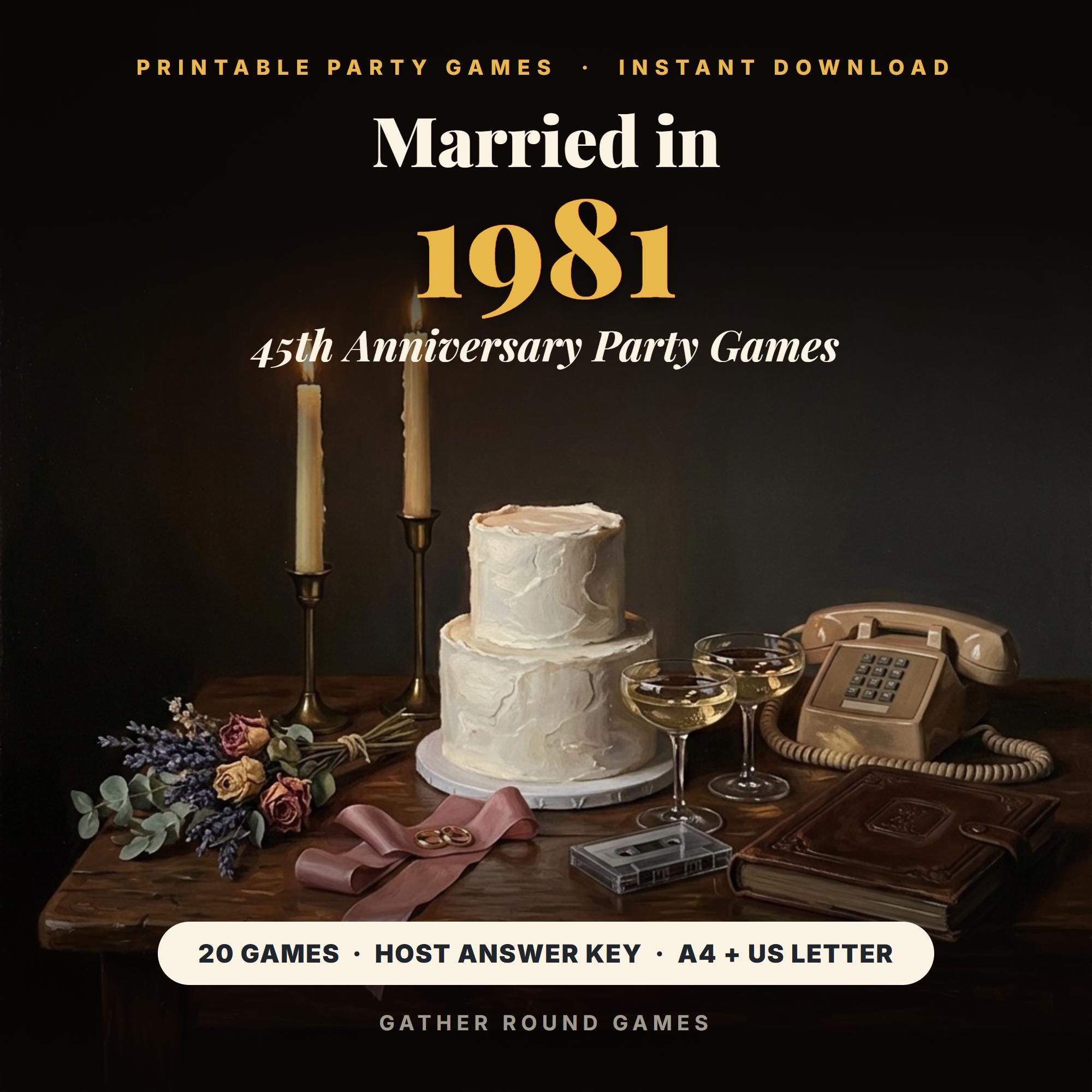 45th Anniversary Party Games