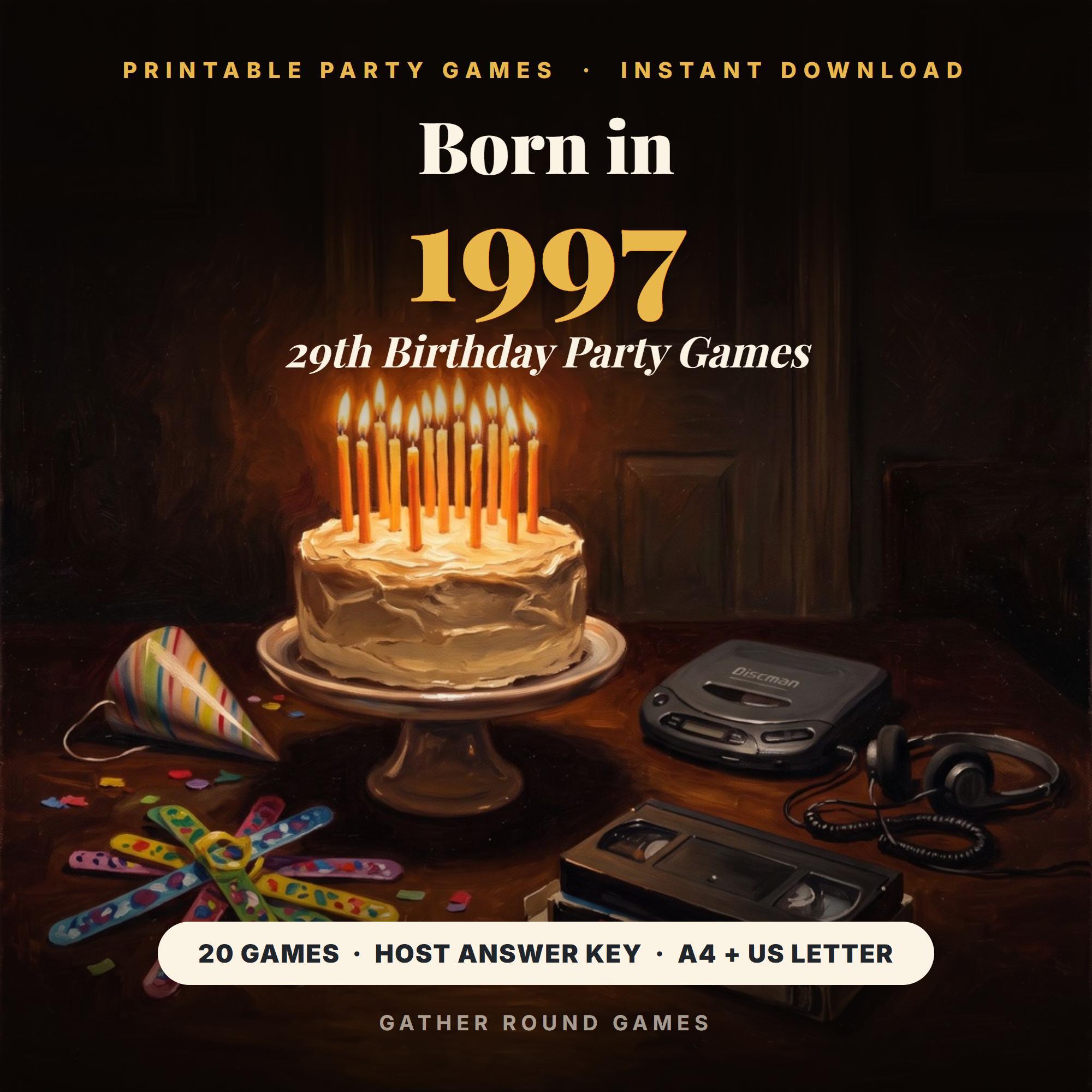 29th Birthday Party Games