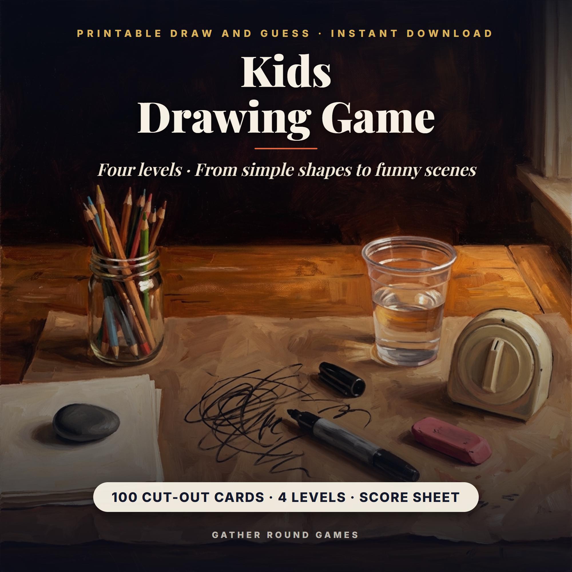 Kids Drawing Game Printable