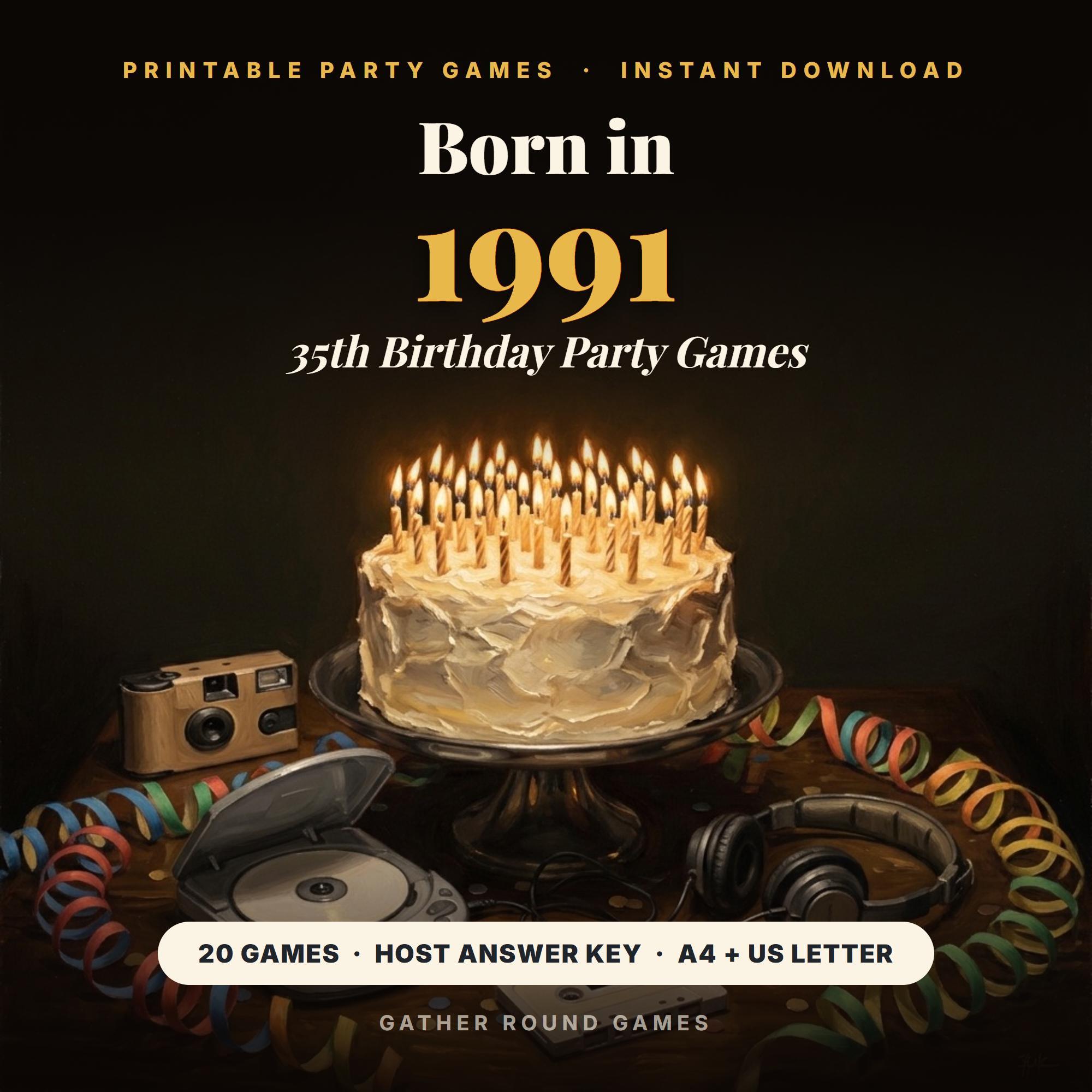 35th Birthday Party Games