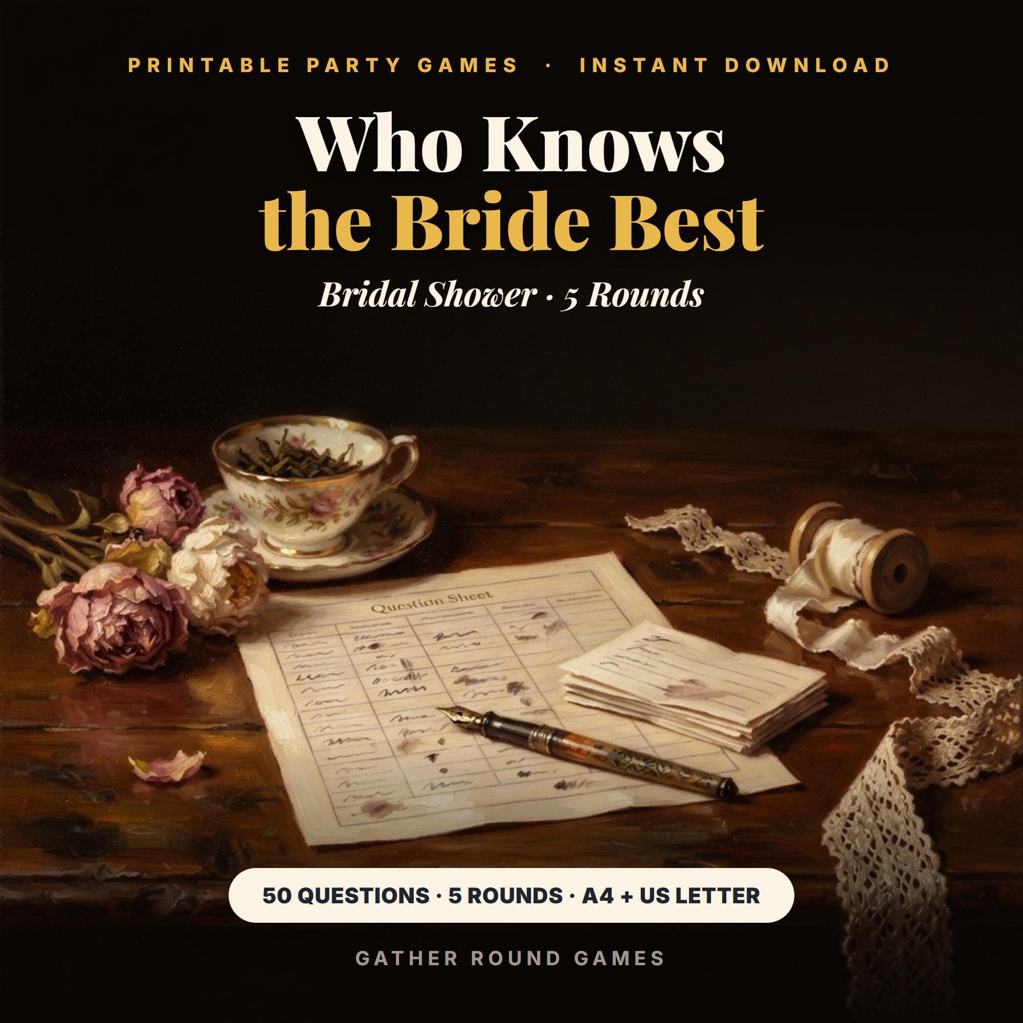 Who Knows the Bride Best