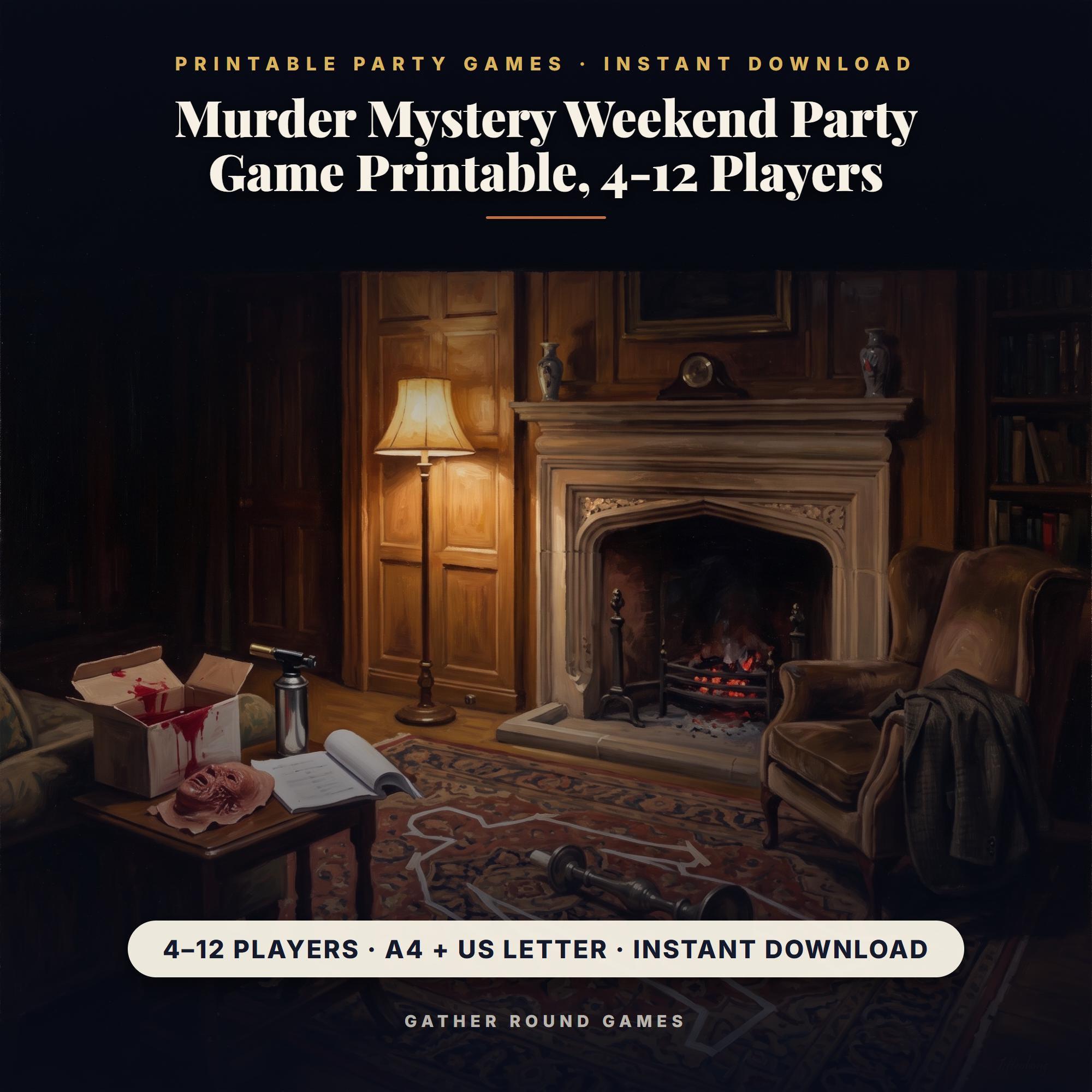 Murder Mystery Weekend Party Game