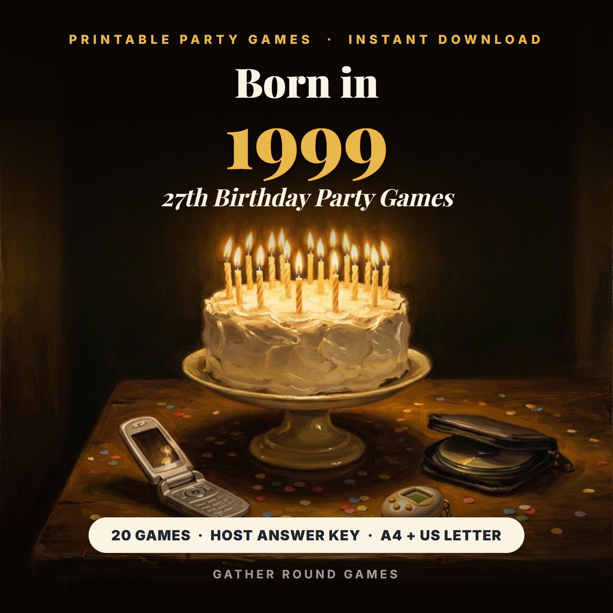 27th Birthday Party Games