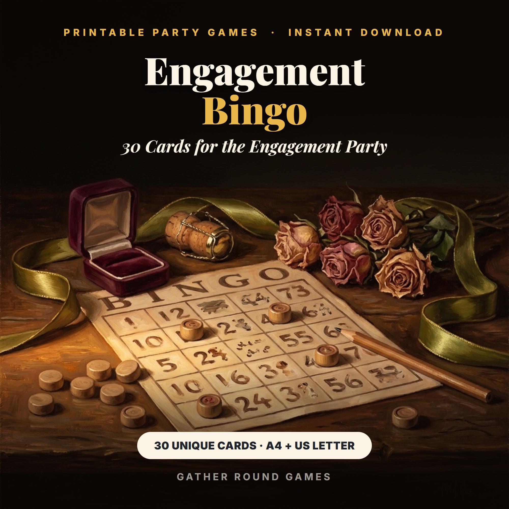 Engagement Party Bingo Printable