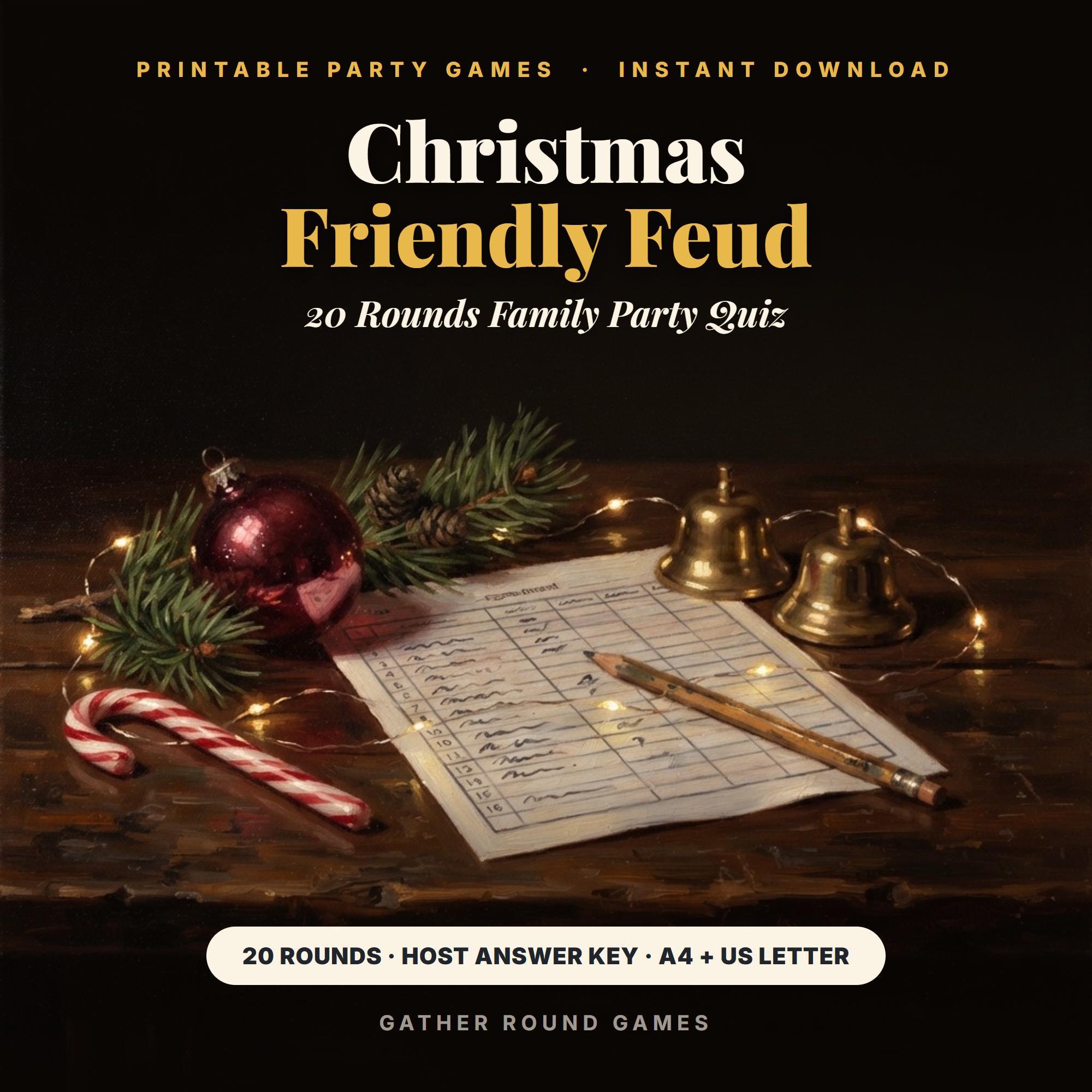 Christmas Friendly Feud Game