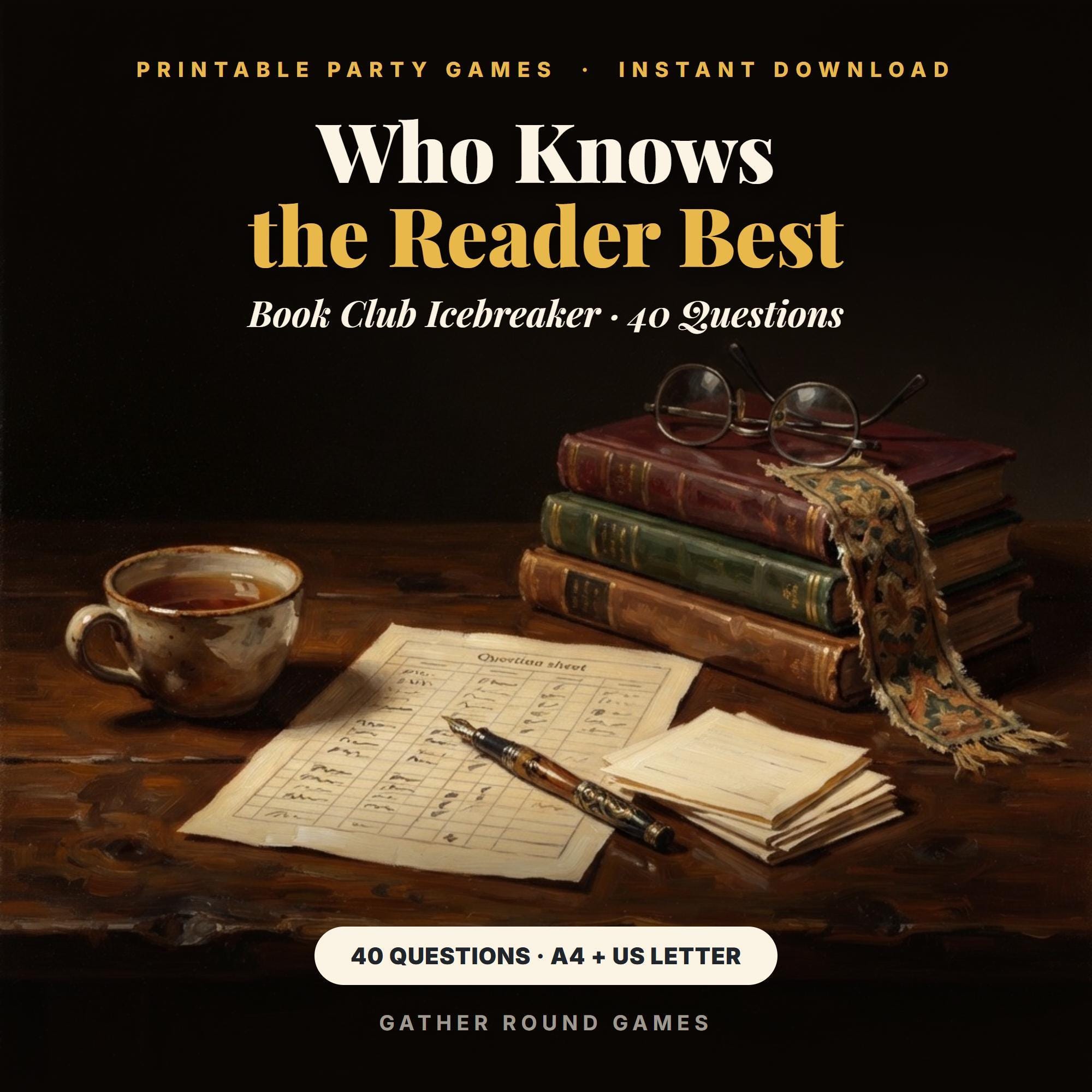 Book Club Games