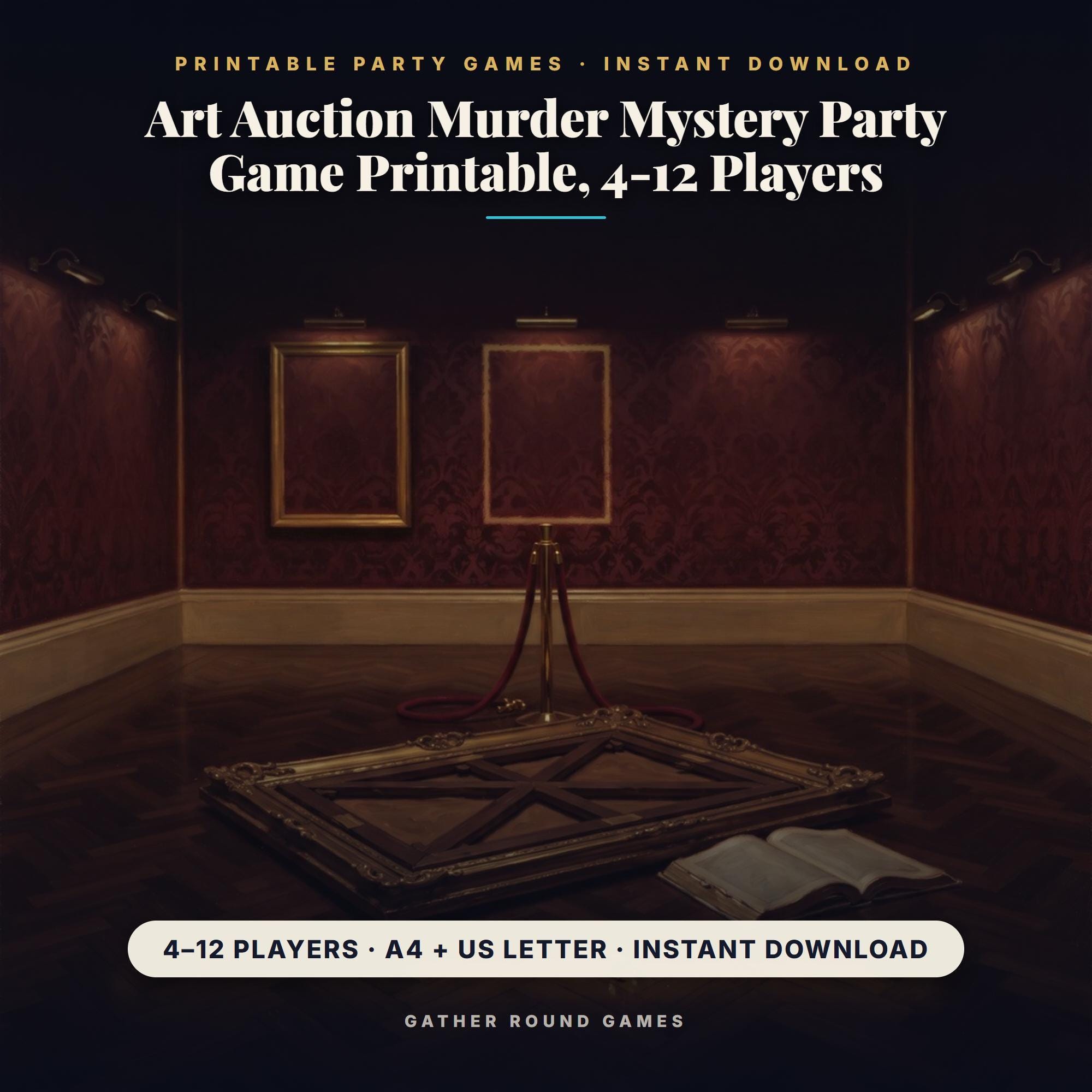 Art Auction Murder Mystery Kit