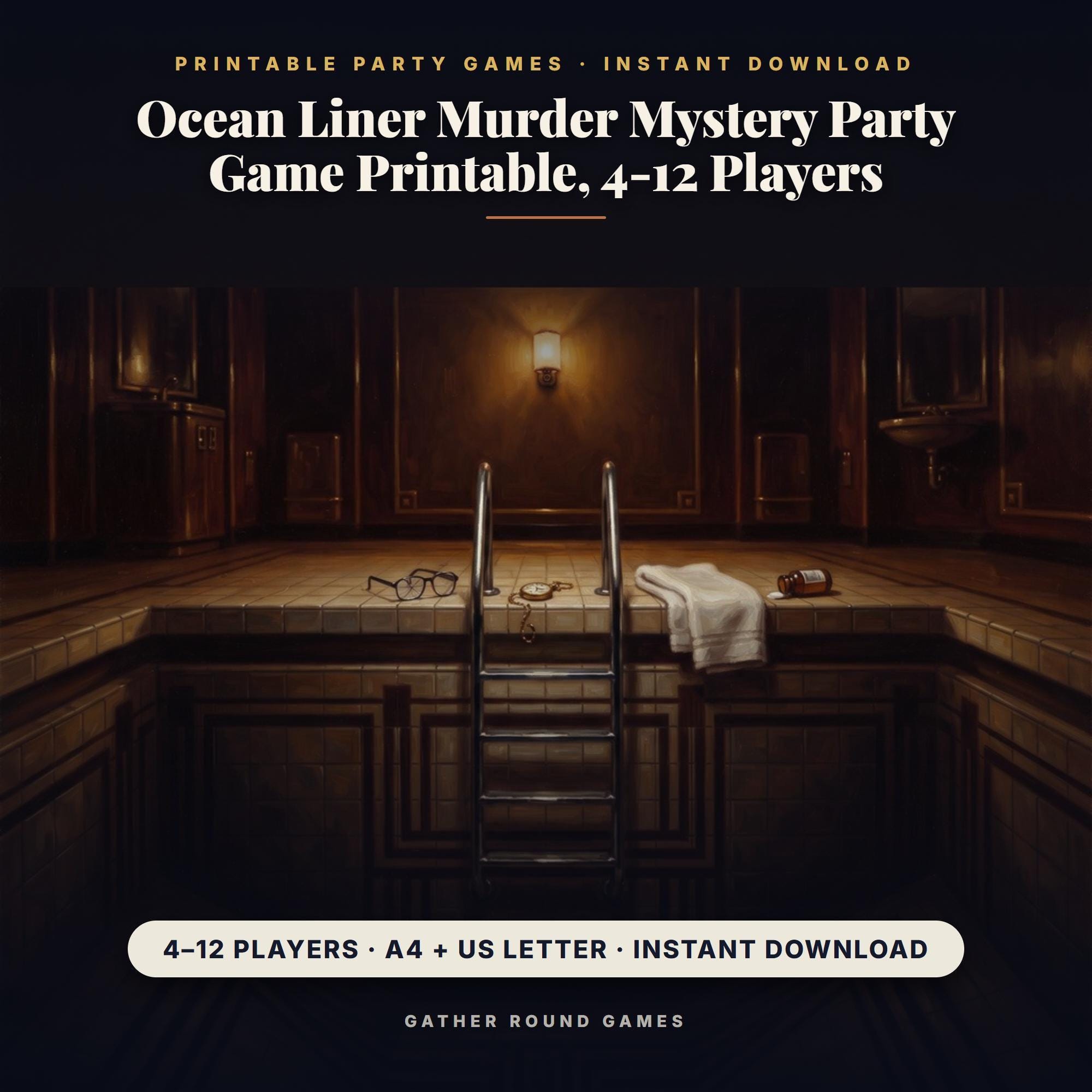 Ocean Liner Murder Mystery Kit