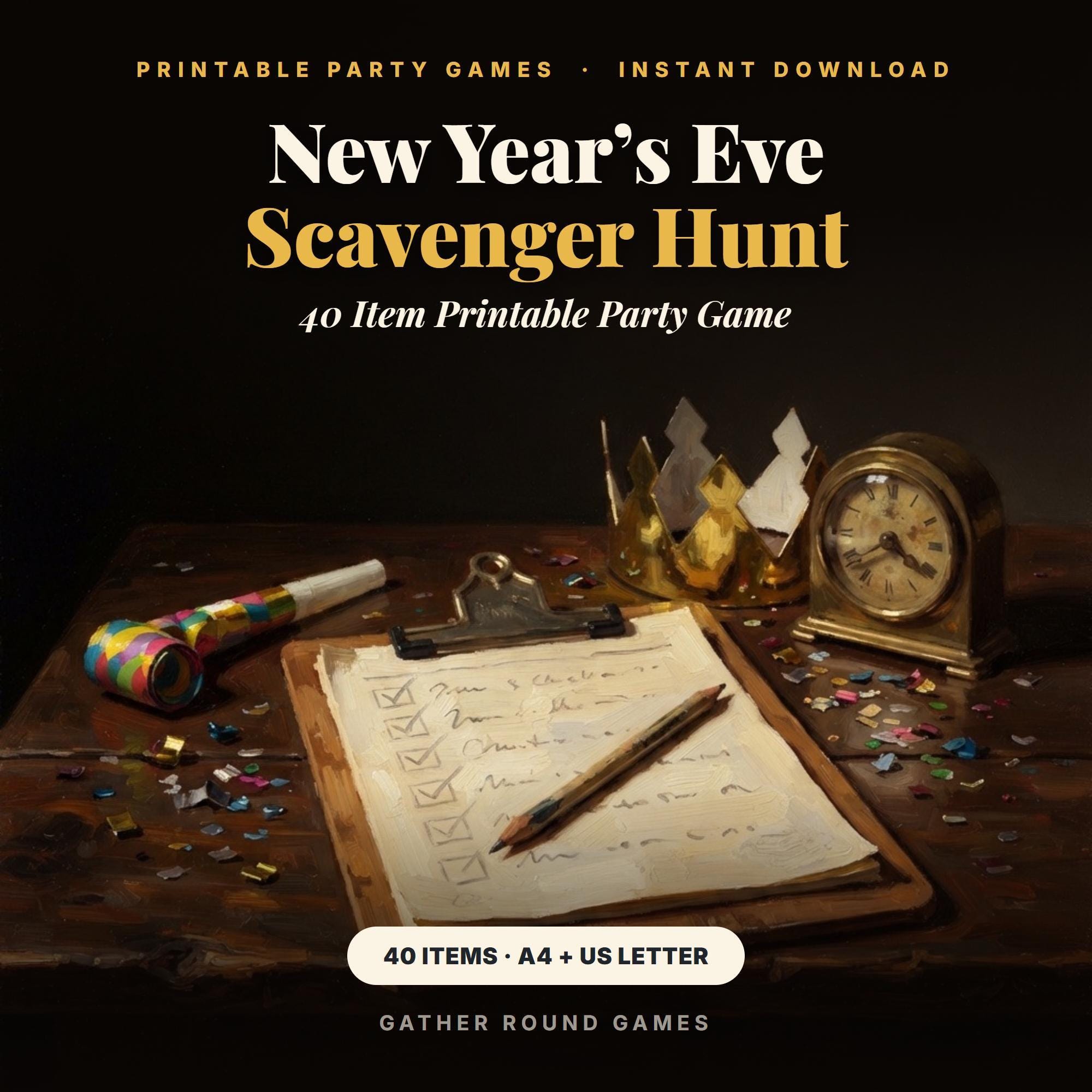 New Year Eve Scavenger Hunt