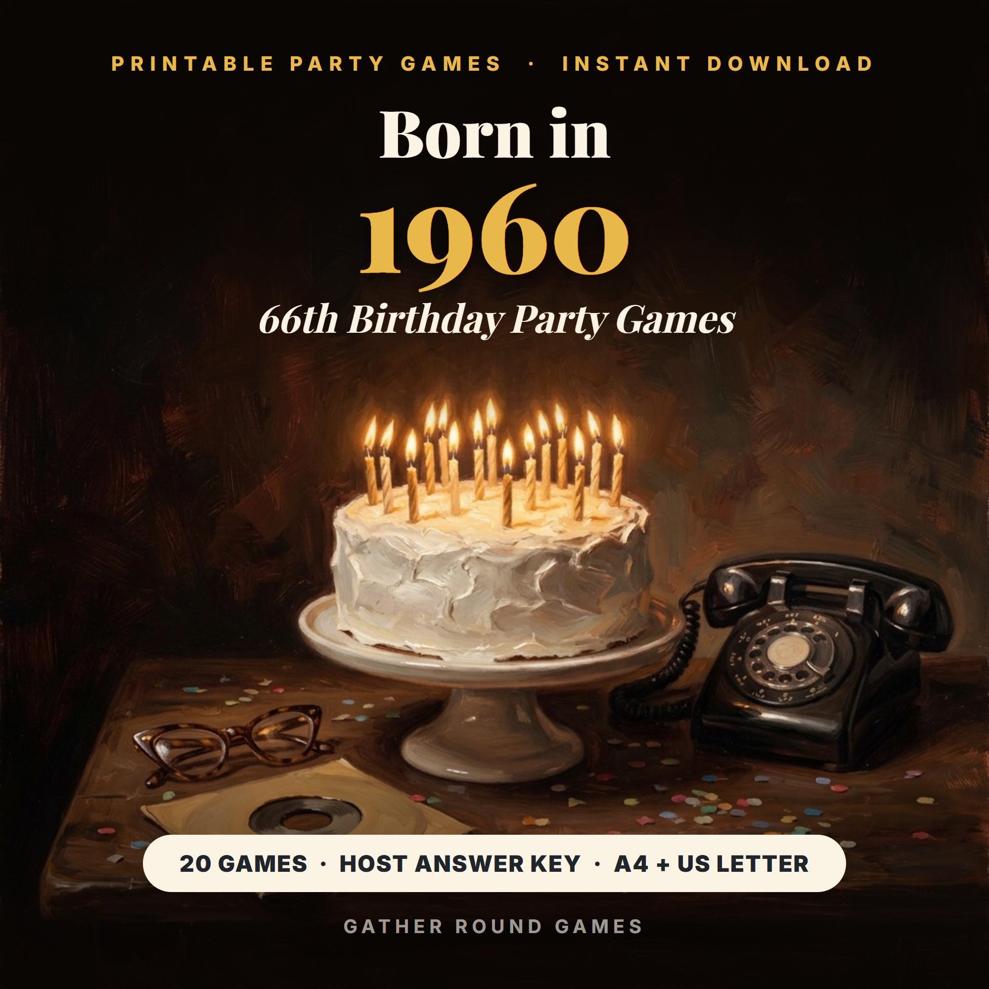 66th Birthday Party Games