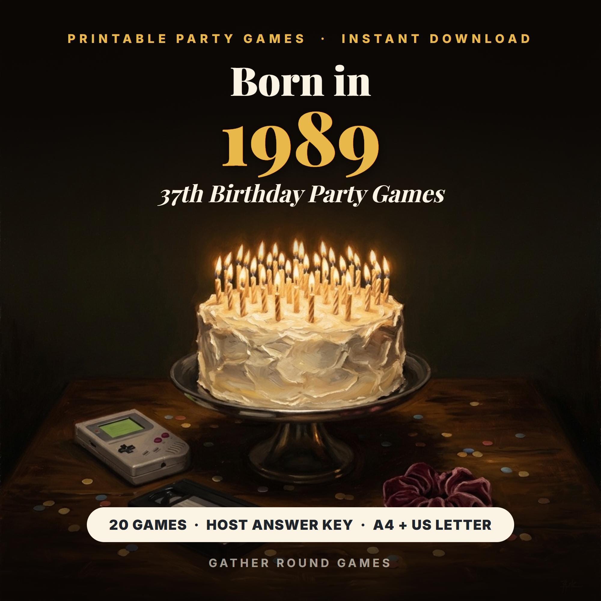 37th Birthday Party Games