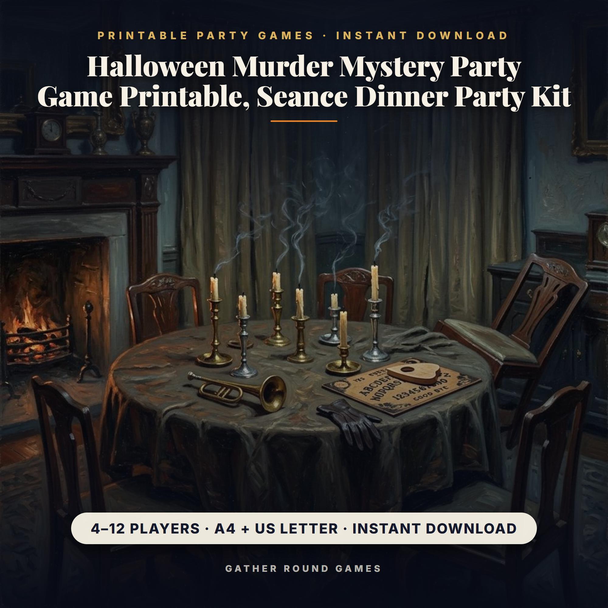 Halloween Seance Murder Mystery Party Game