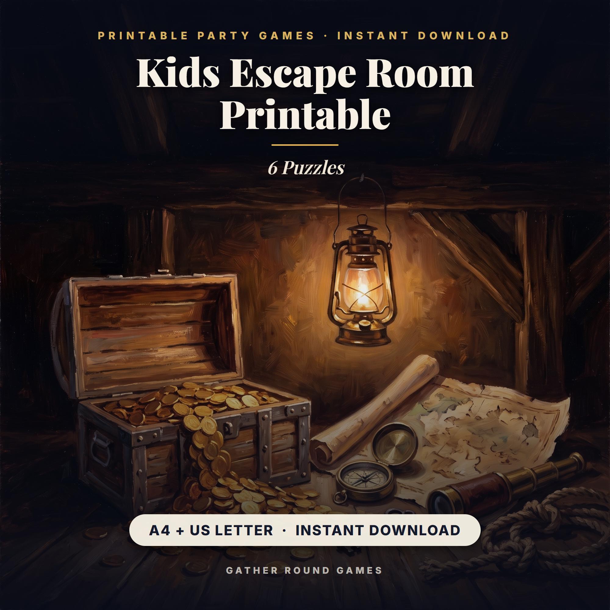 Kids Escape Room Printable