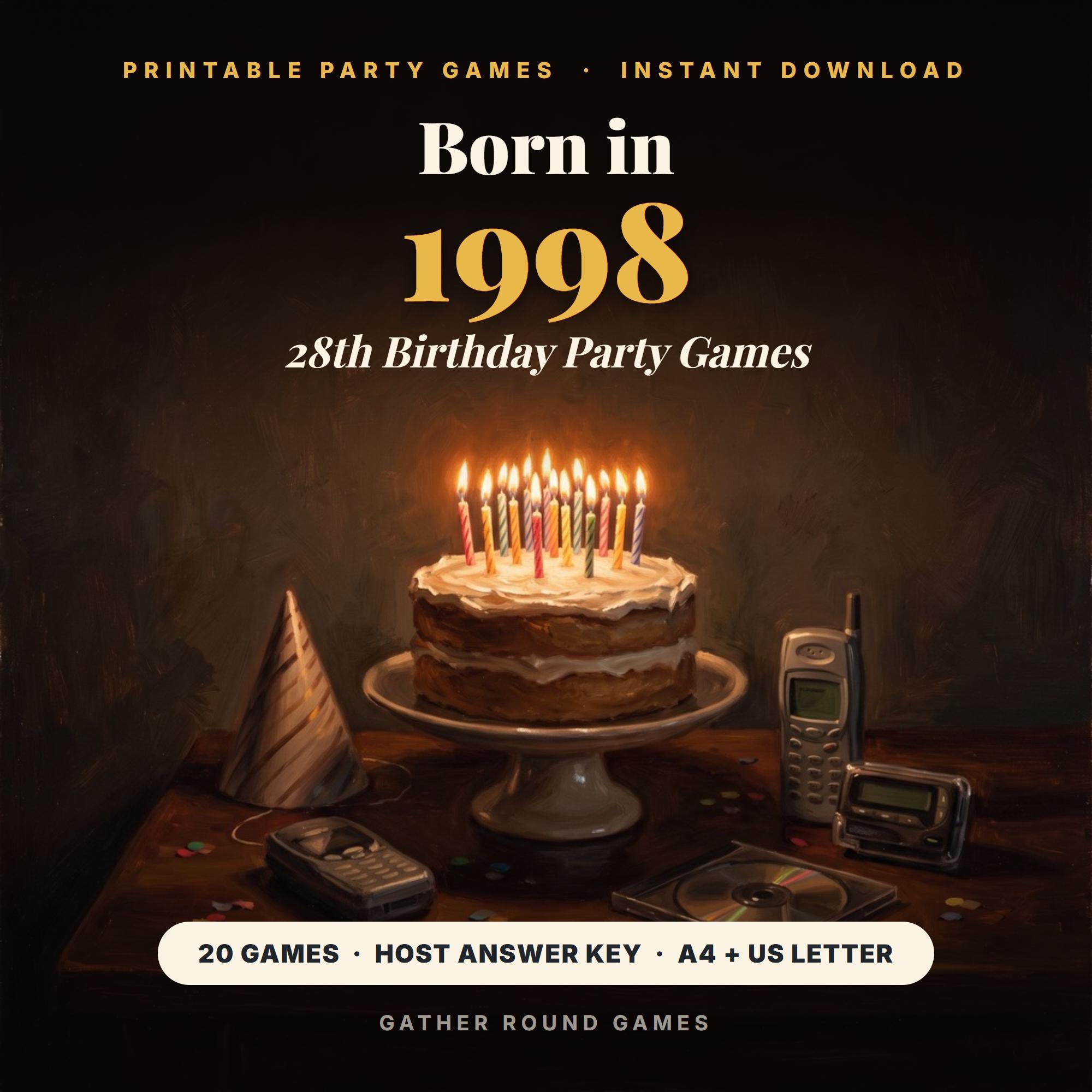 28th Birthday Party Games