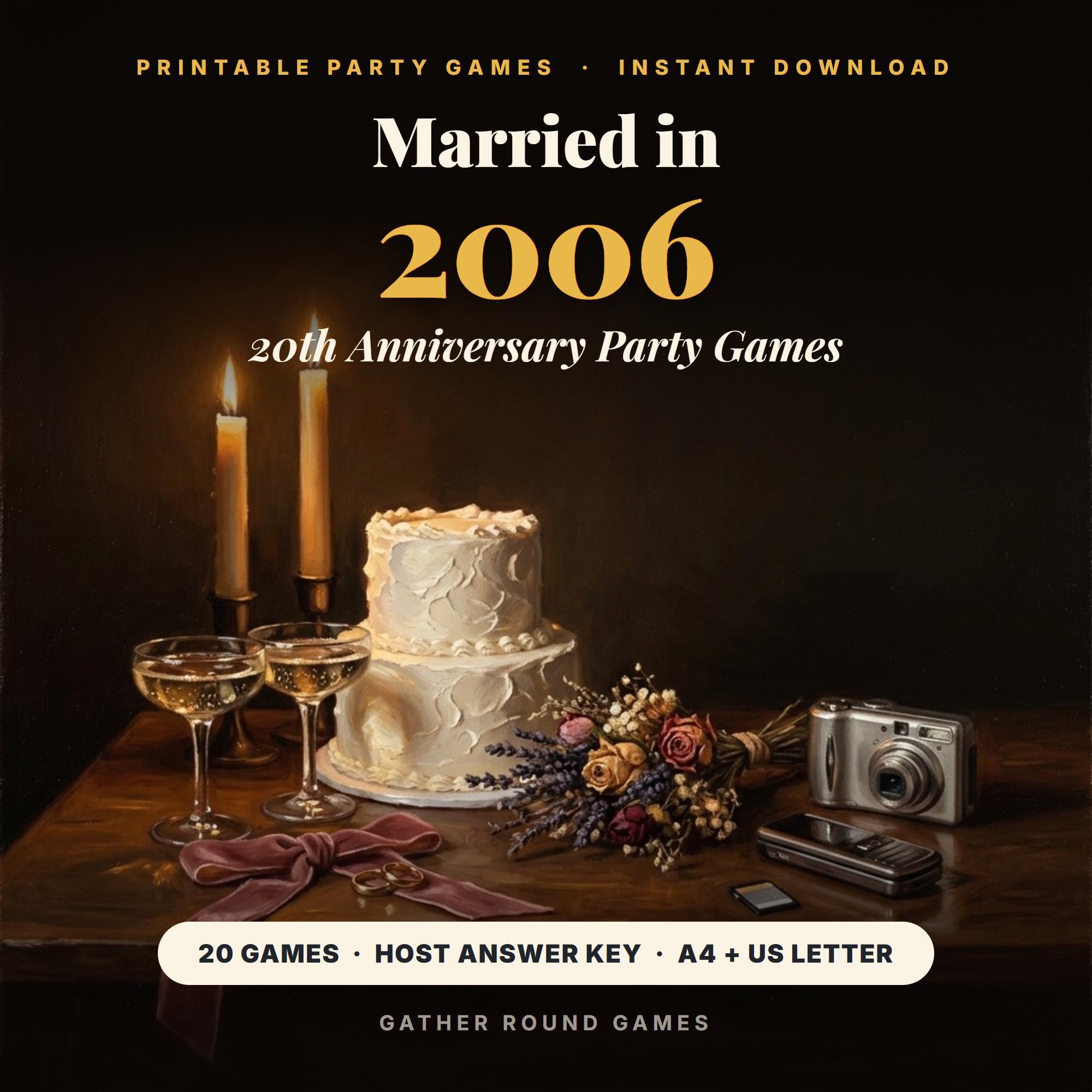 20th Anniversary Party Games