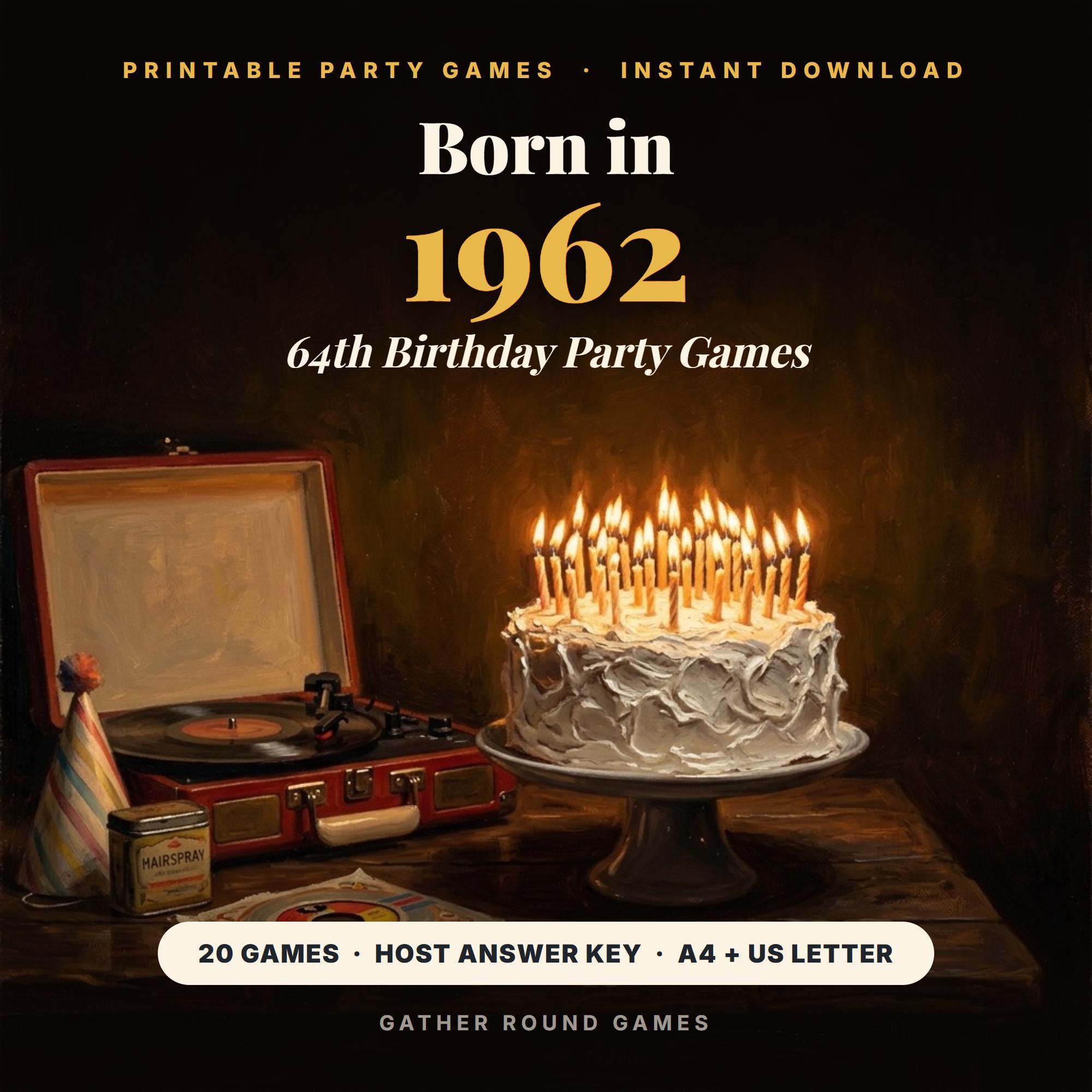 64th Birthday Party Games