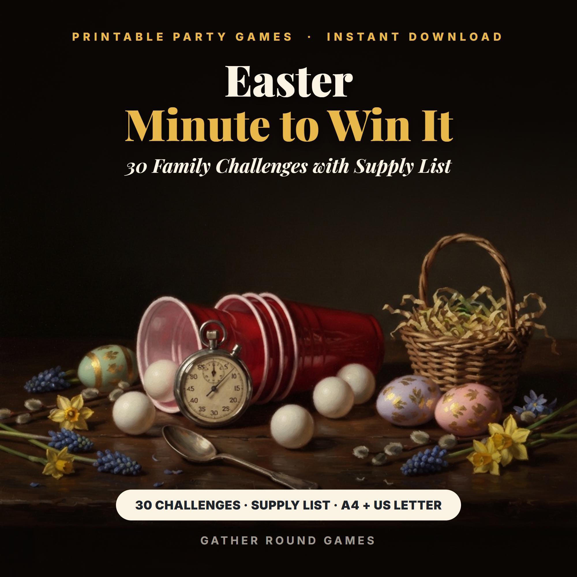 Easter Minute to Win It Games