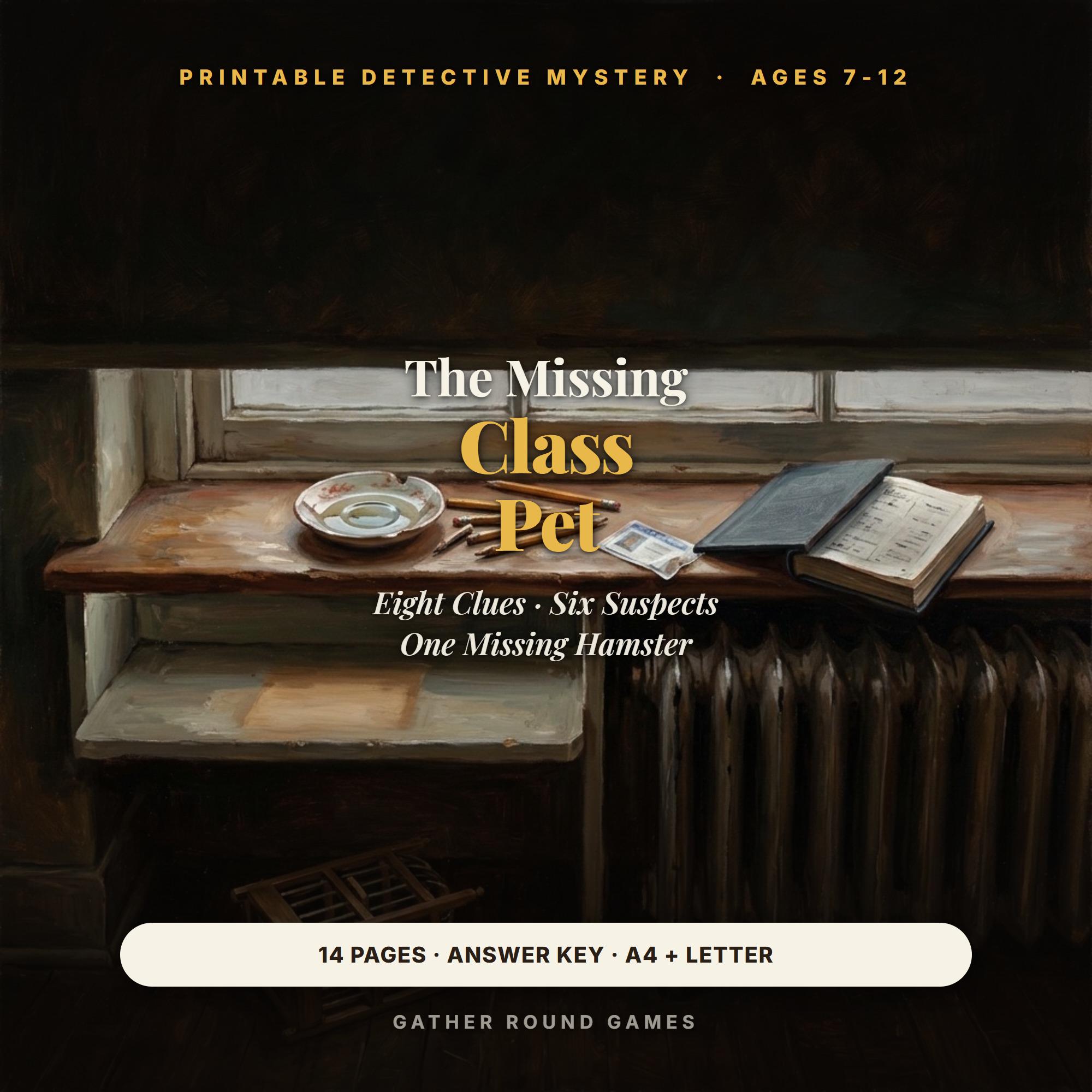 Detective Mystery Game for Kids Ages 7-12