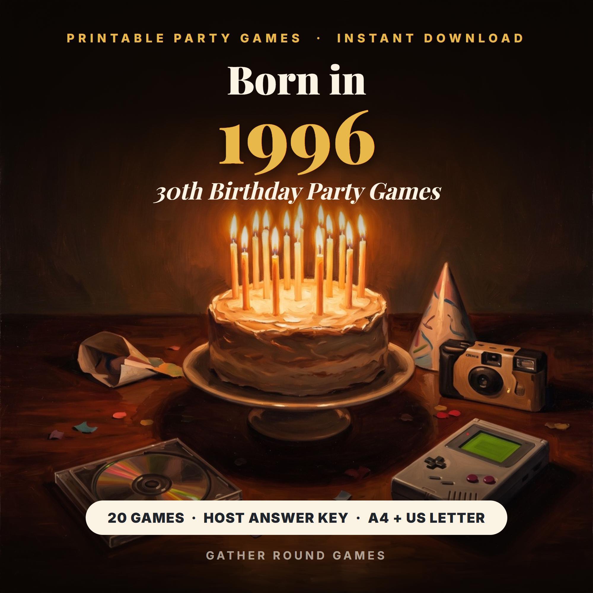 30th Birthday Party Games