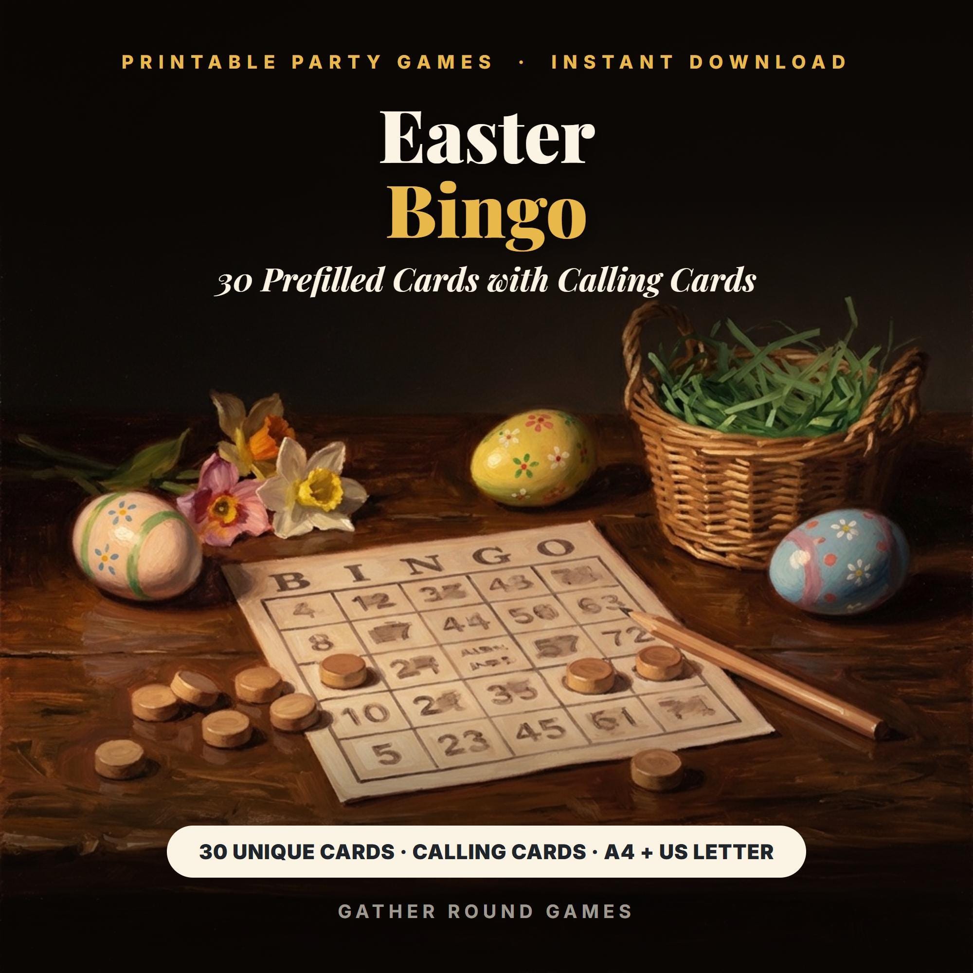 Easter Bingo Game