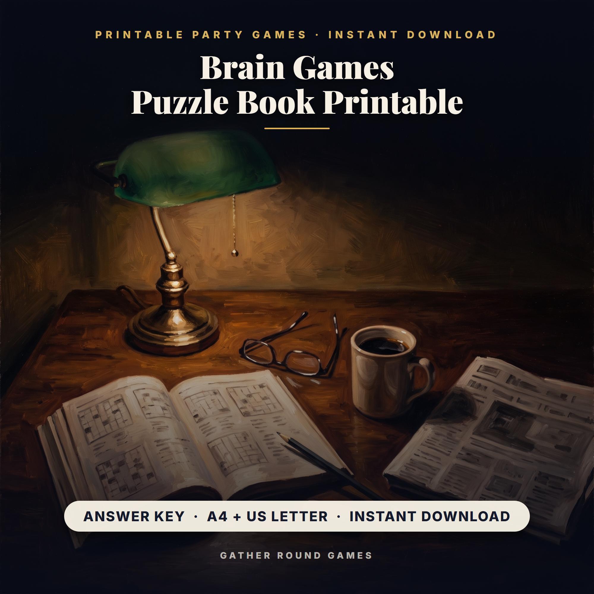 Brain Games Puzzle Book Printable