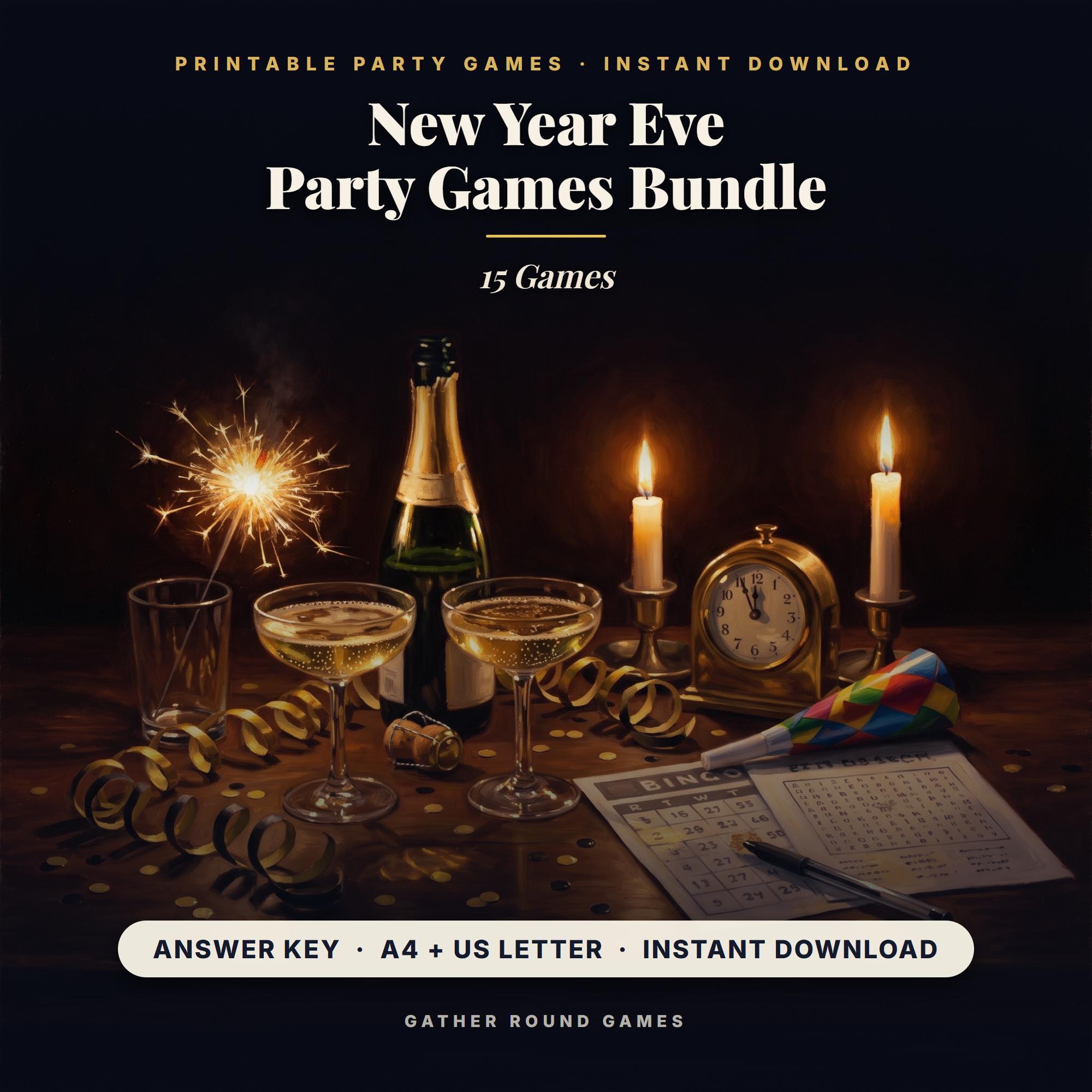 New Year Eve Party Games Bundle