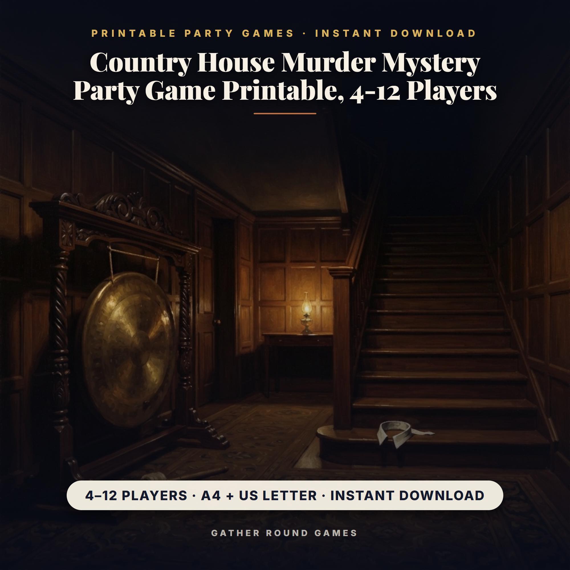 Country House Murder Mystery Kit
