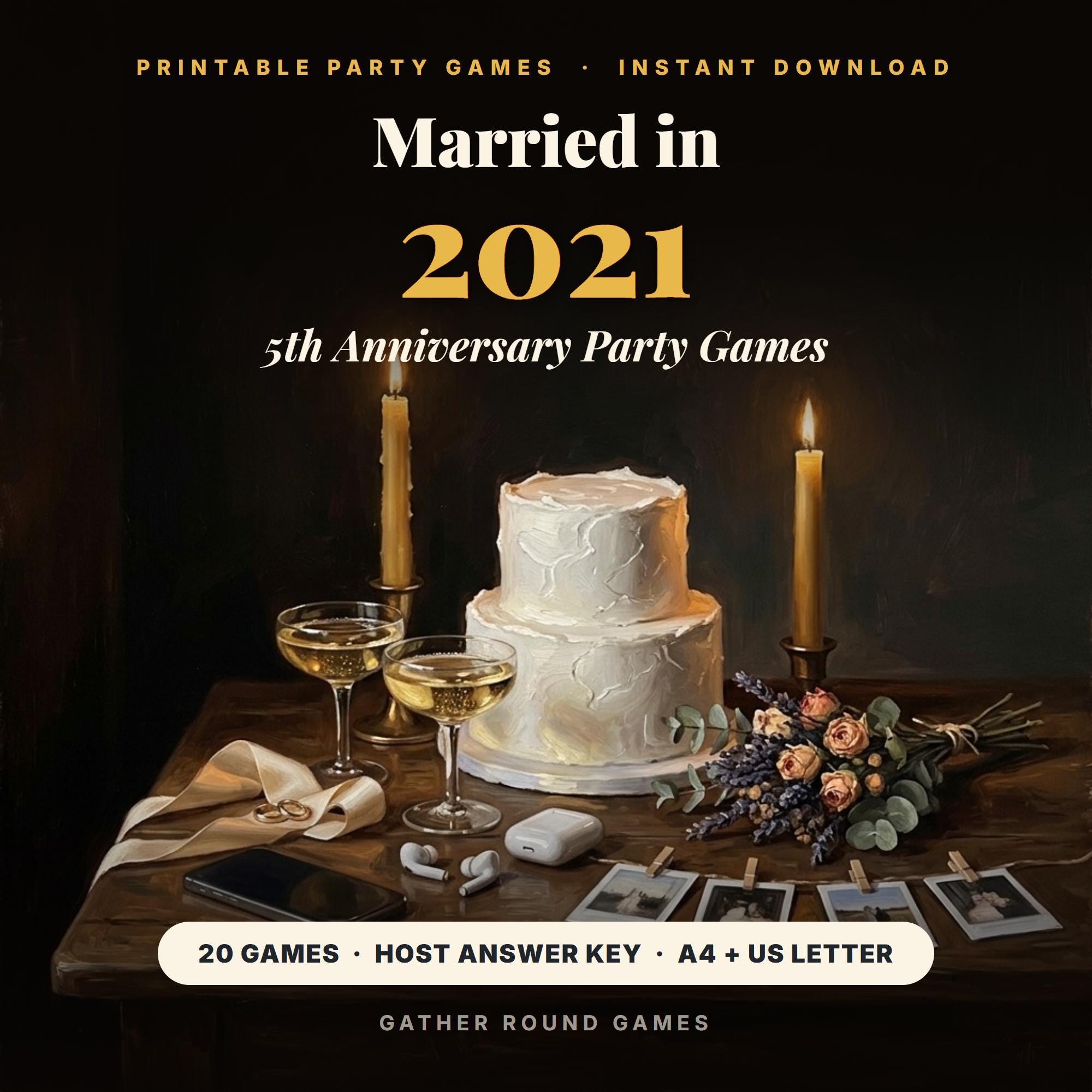5th Anniversary Party Games