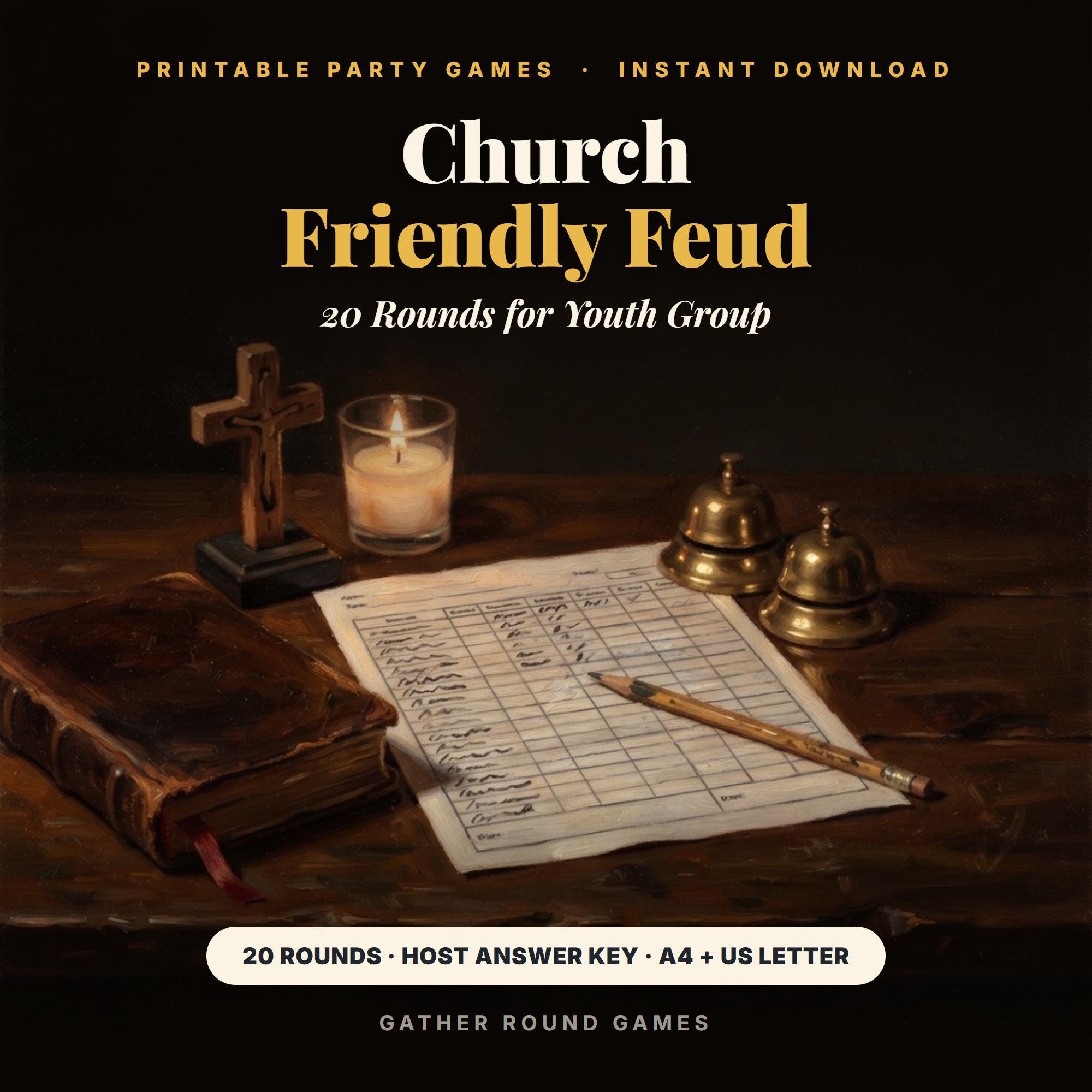 Church Feud Game Printable