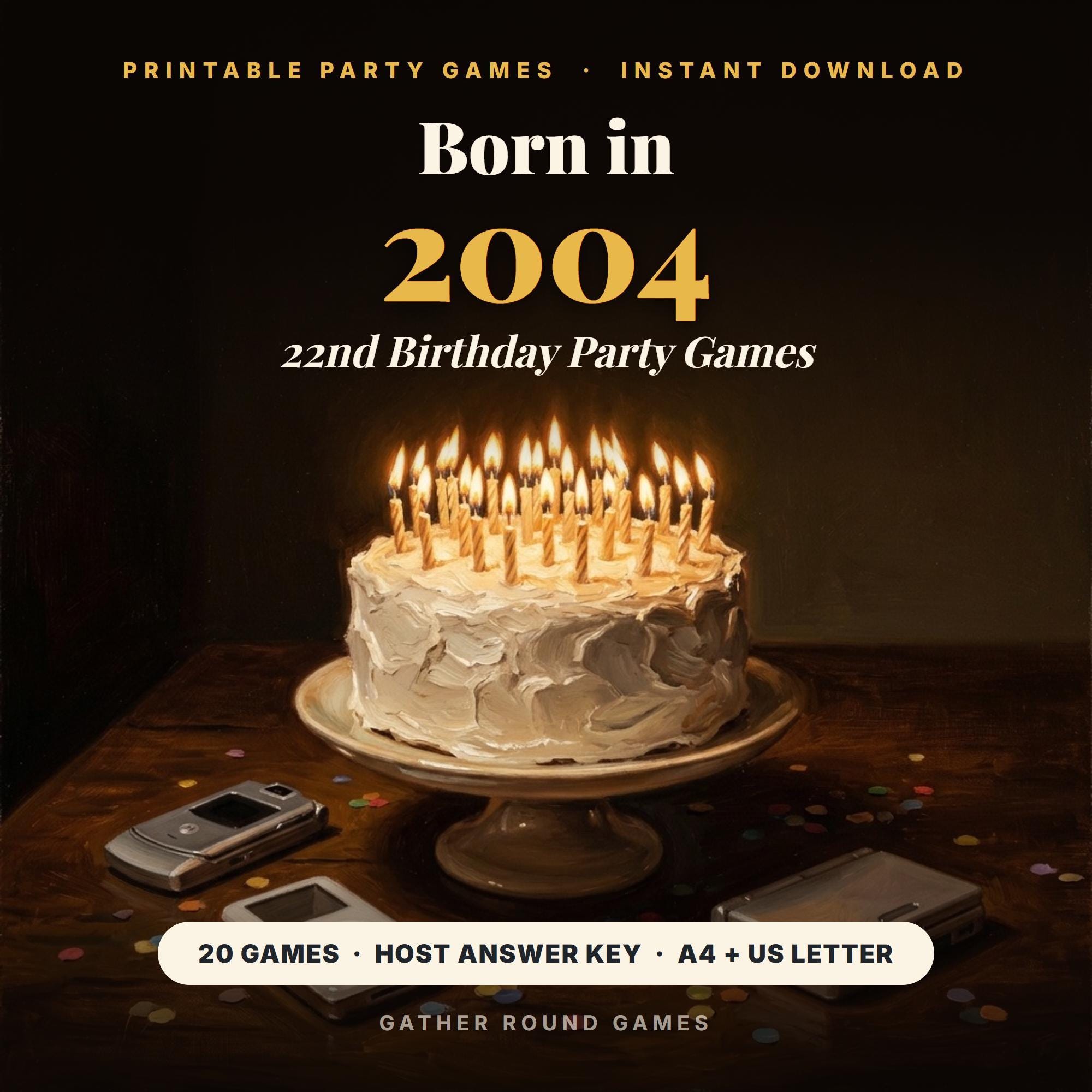 22nd Birthday Party Games