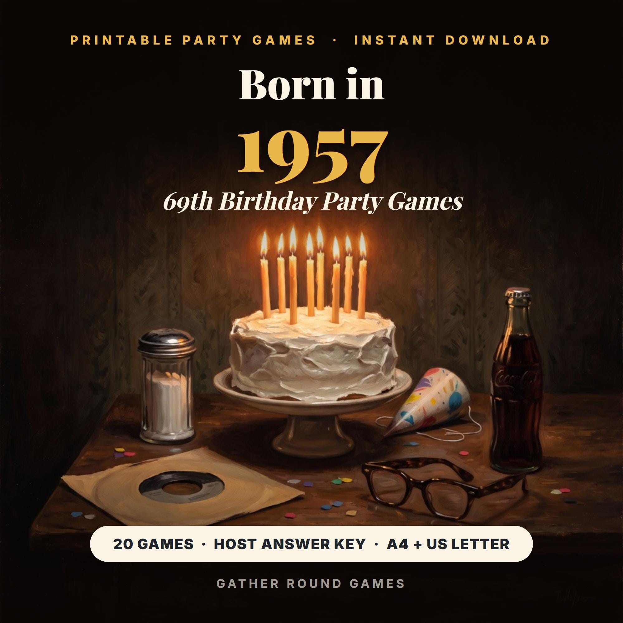 69th Birthday Party Games