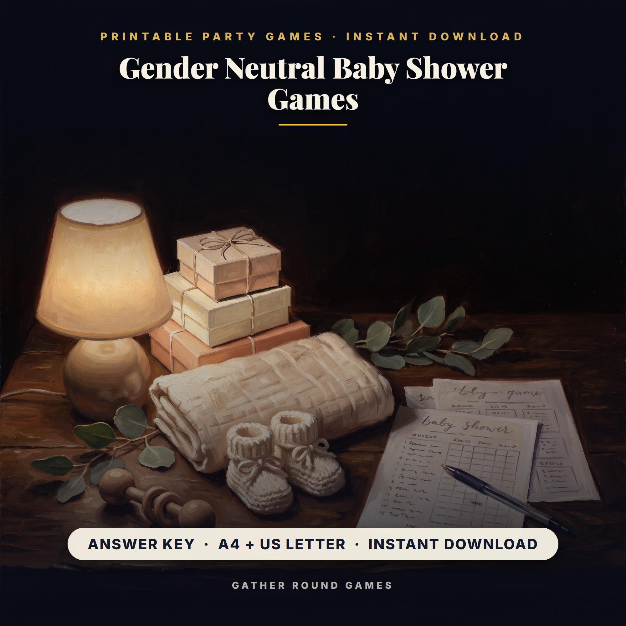 Gender Neutral Baby Shower Games