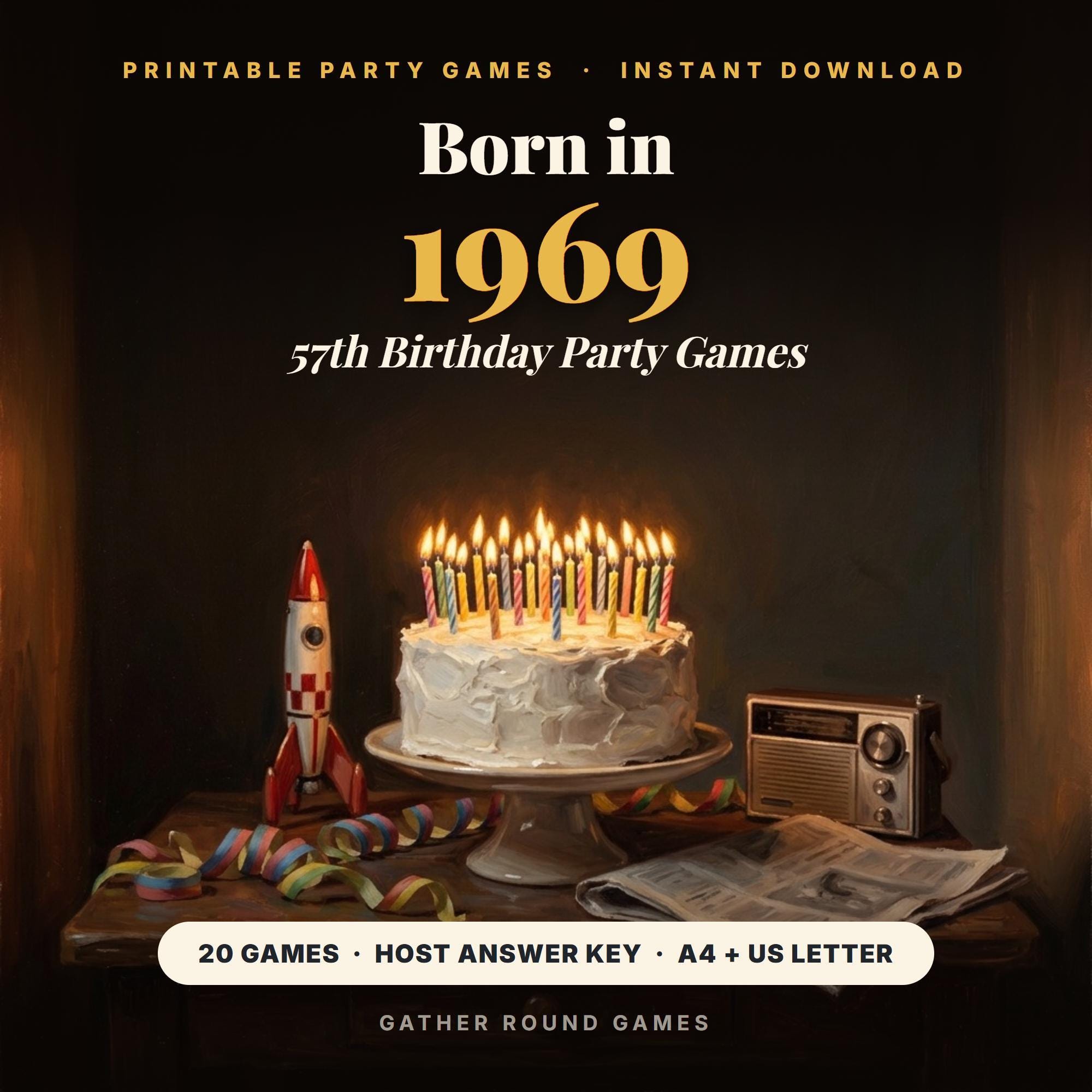 57th Birthday Party Games