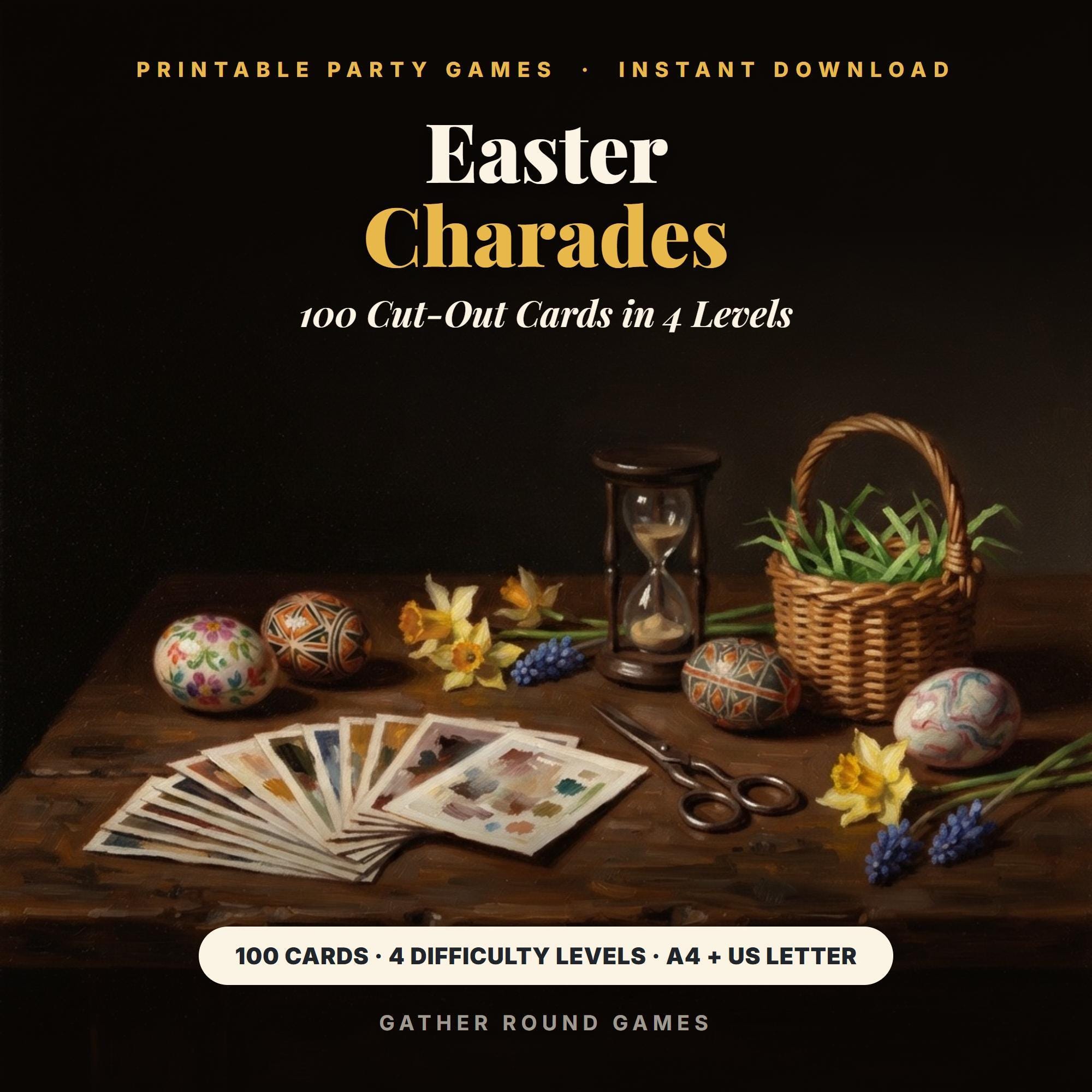 Easter Charades Game Printable