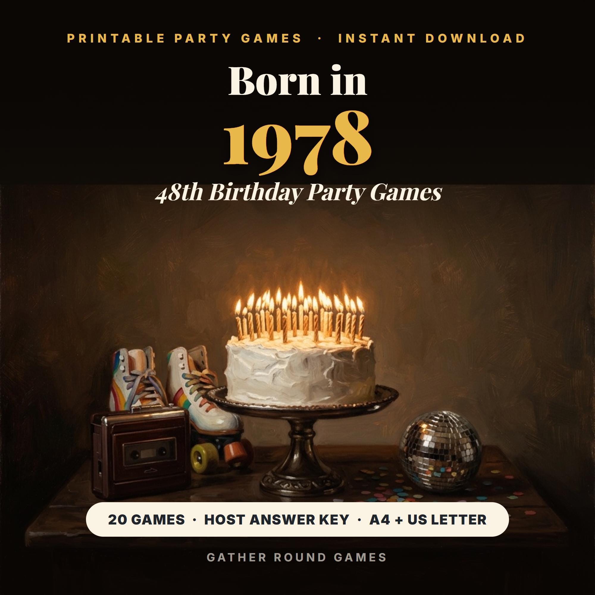 48th Birthday Party Games