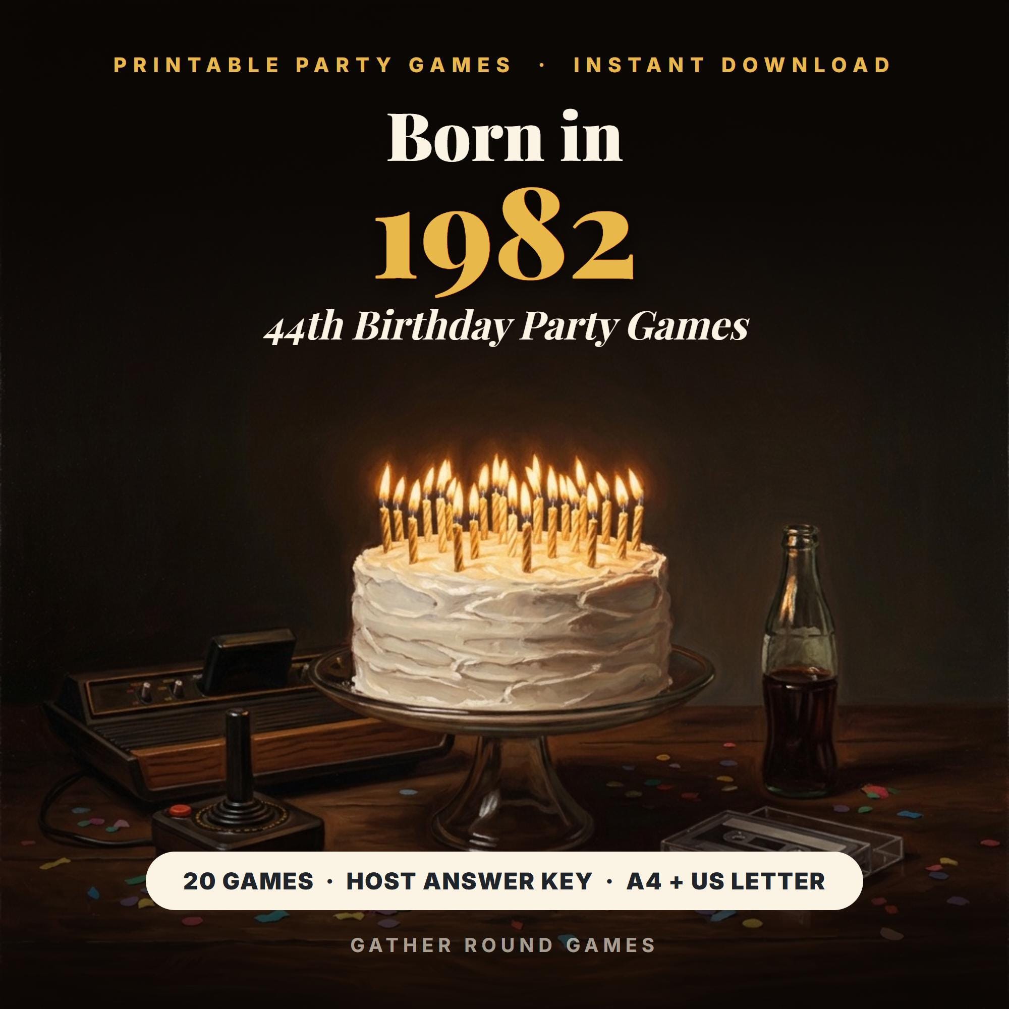 44th Birthday Party Games
