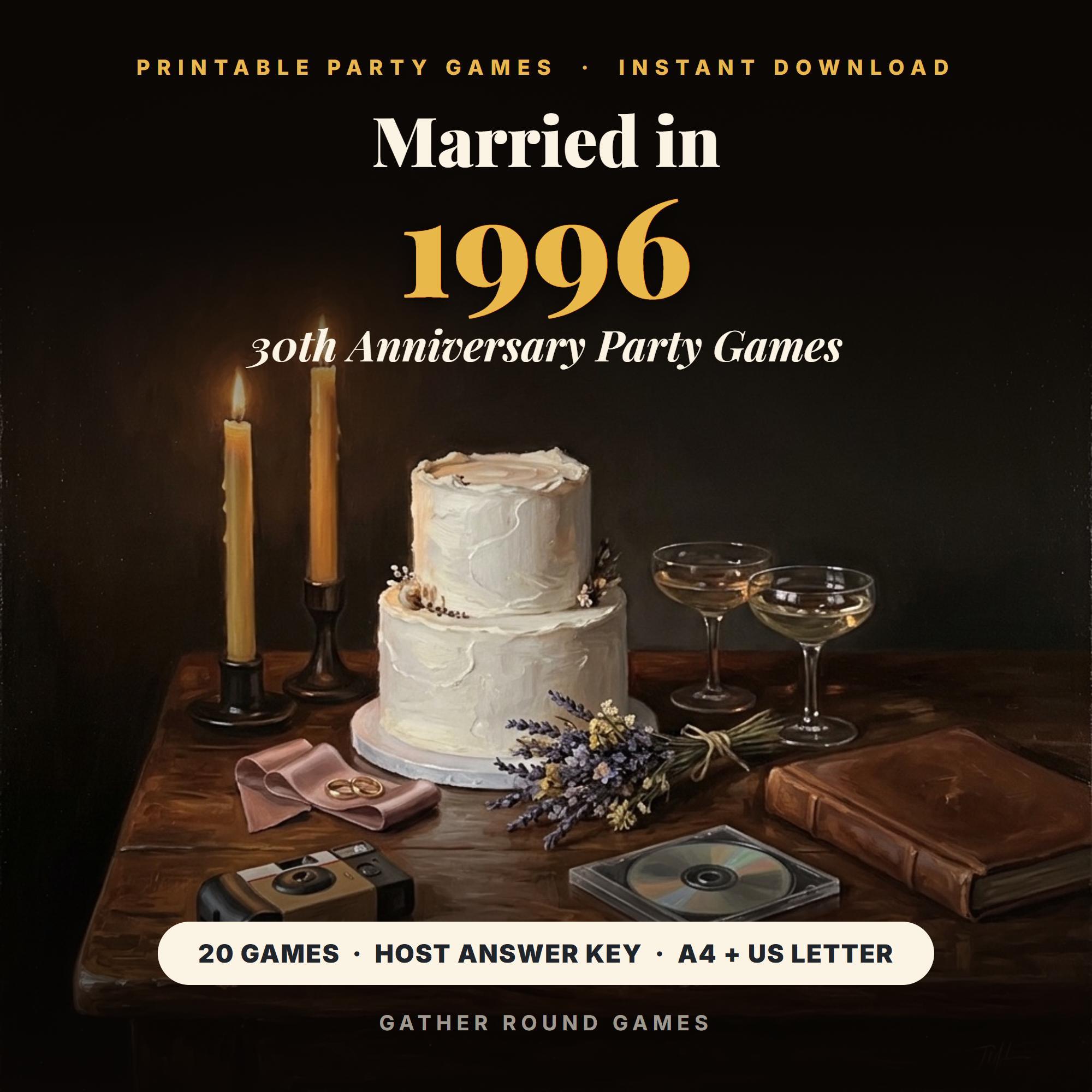 30th Anniversary Party Games