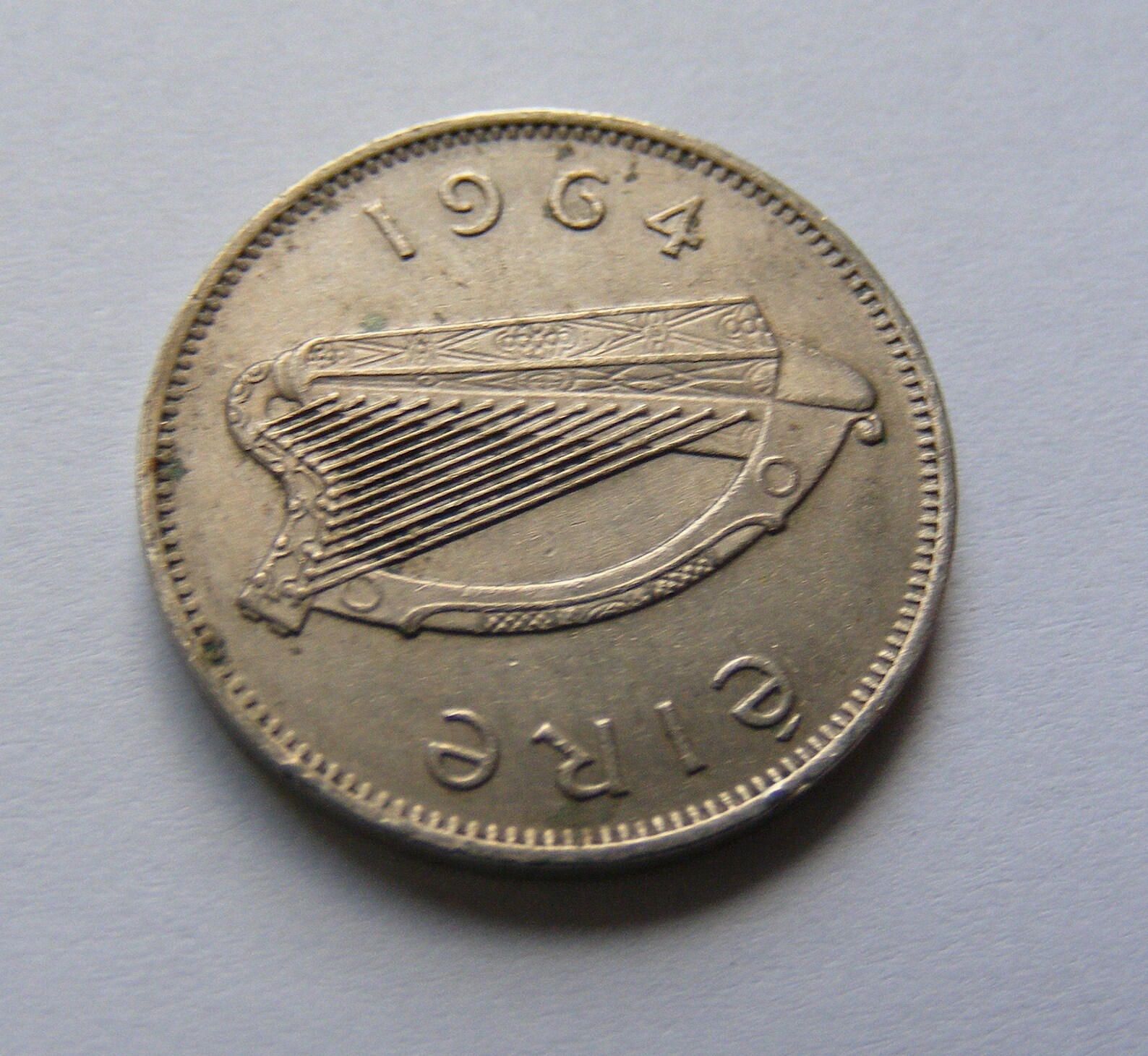 1964 Ireland Sixpence Coin Old Irish 6d High Grade With Traces Etsy