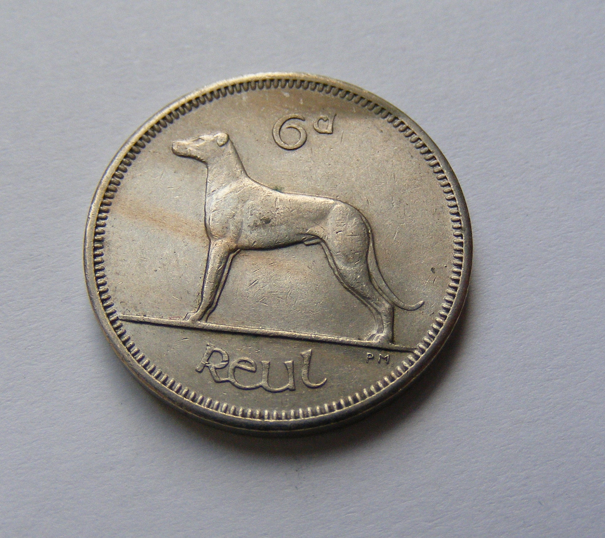1964 Ireland Sixpence Coin Old Irish 6d High Grade With Traces Etsy