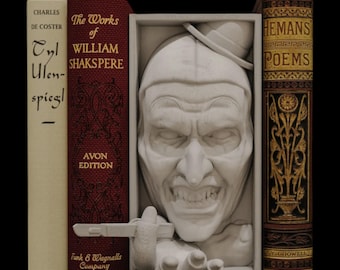 Terrifier Art the Clown-Inspired 3D-Printed Book Nook