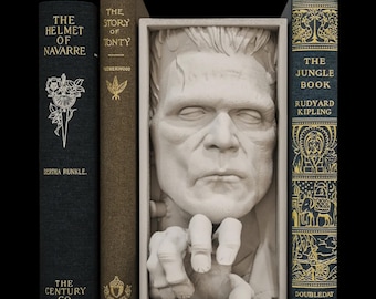 Frankenstein’s monster-Inspired 3D-Printed Book Nook