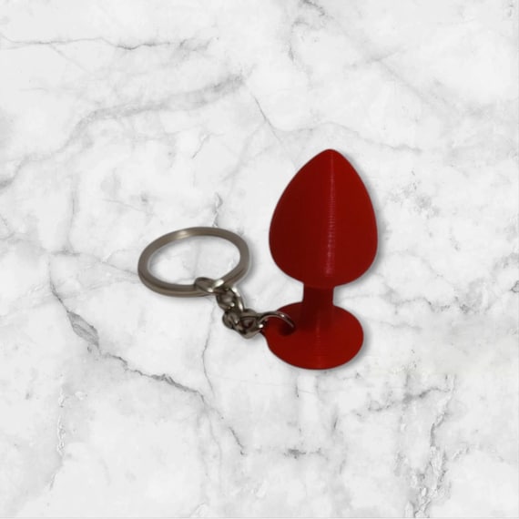 Mini Butt Plug Novelty Keychain 3D Printed - Etsy