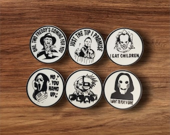 Horror Cup Coasters - Set of 6  3D-Printed