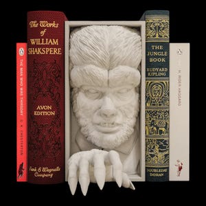 Coin livre imprimé en 3D inspiré de l&#39;homme-loup