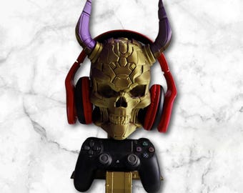 SFスカルコントローラーとヘッドフォンホルダー - 3Dプリント