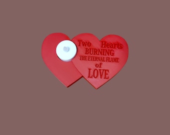heart-shaped Valentine's Day tea light candle holder 3D Printed