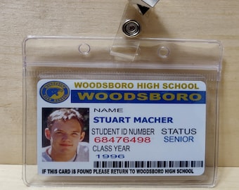 Scream Stuart Macher Woodsboro High School ID Card