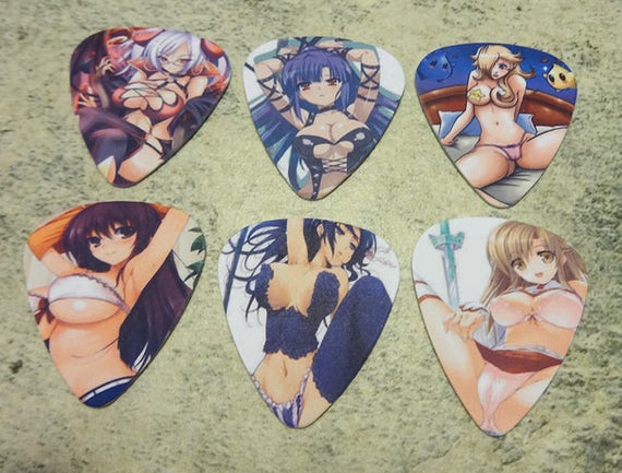 One Set Of 6 Sexy Anime Girls Single Sided Picture Guitar Etsy One Set Of 6 Sexy Anime Girls Single Sided Picture Guitar Etsy