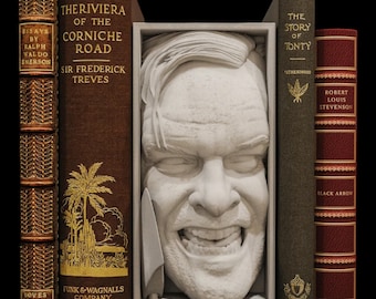 Jack Torrance From The Shining-Inspired 3D-Printed Book Nook